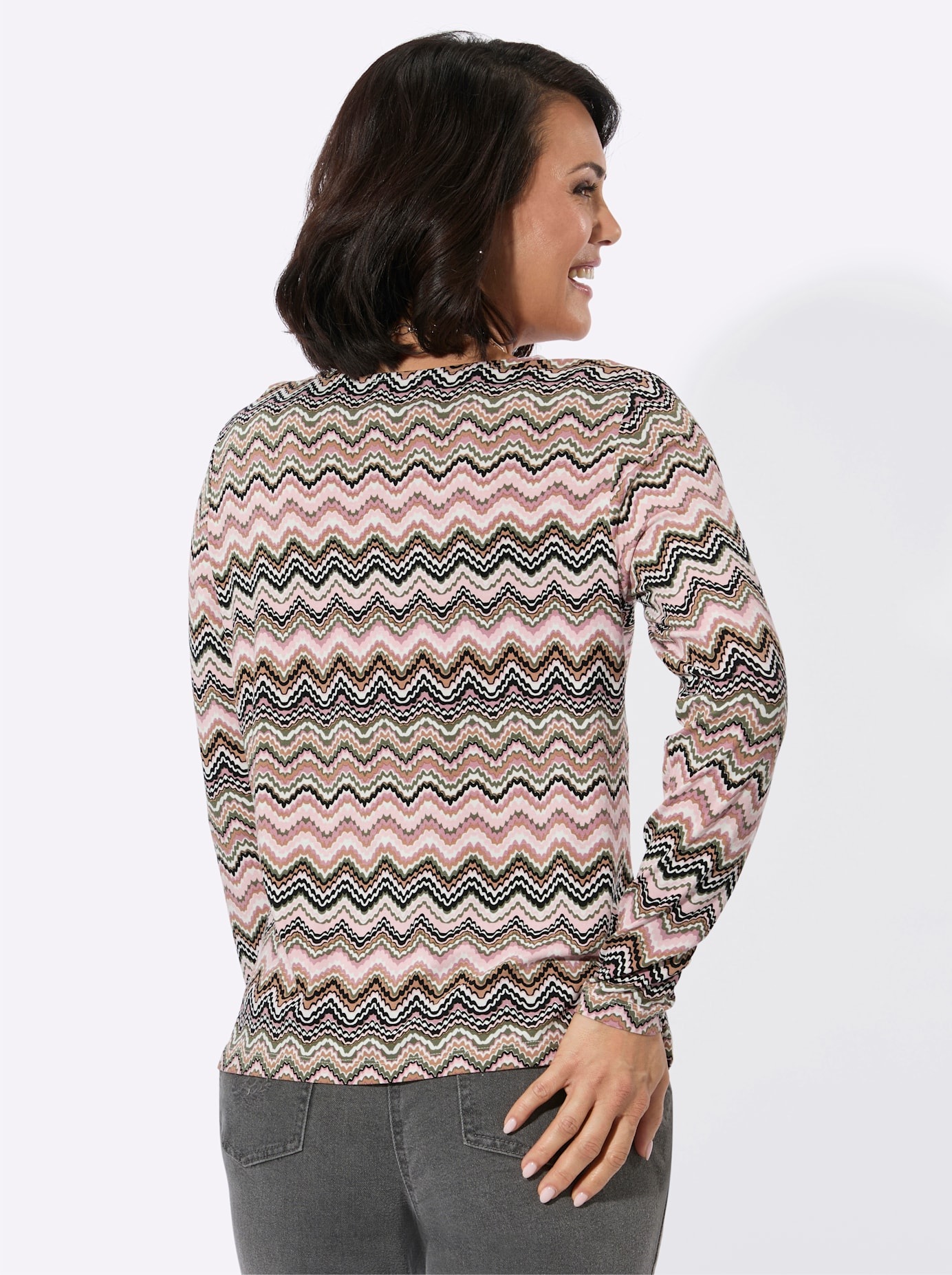 Casual Looks Langarmshirt »Rundhals-Shirt« 1