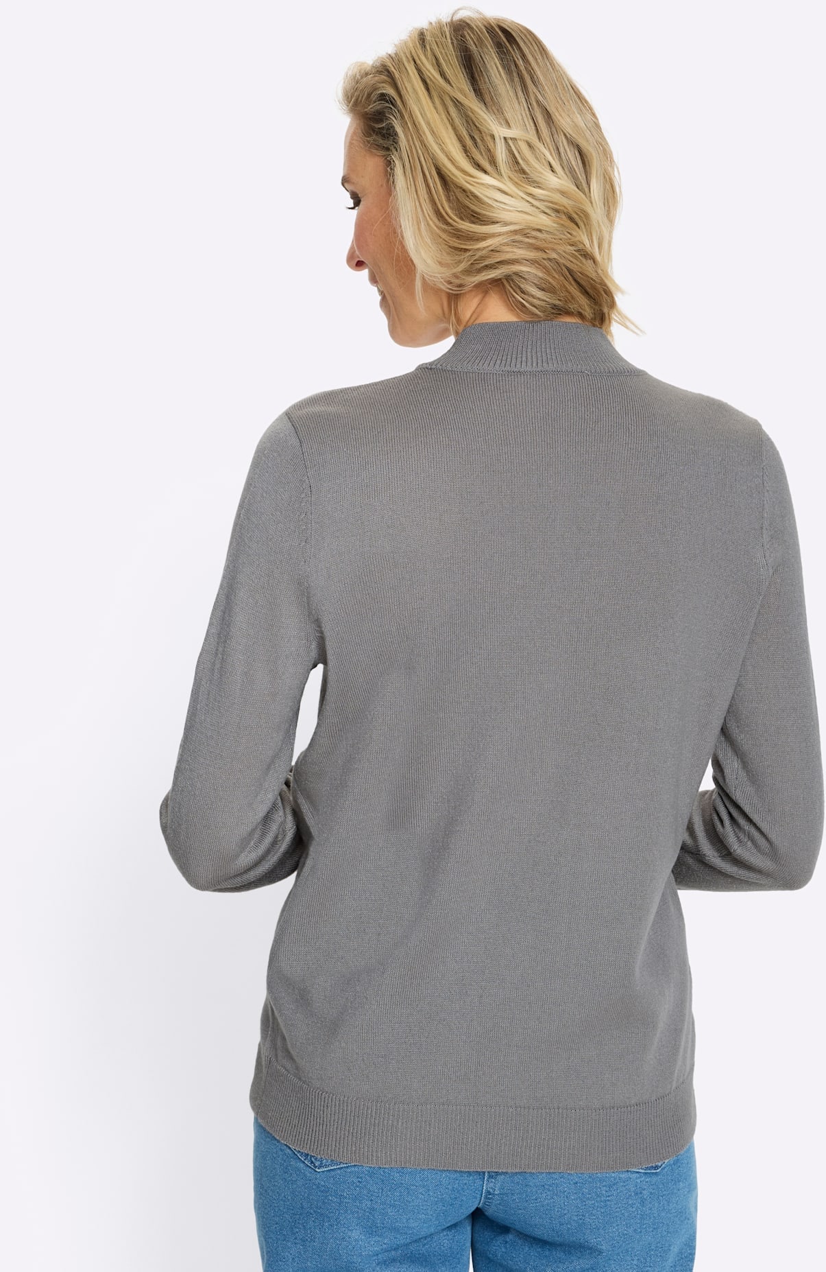 Classic Basics Stehkragenpullover »Langarm-Pullover«