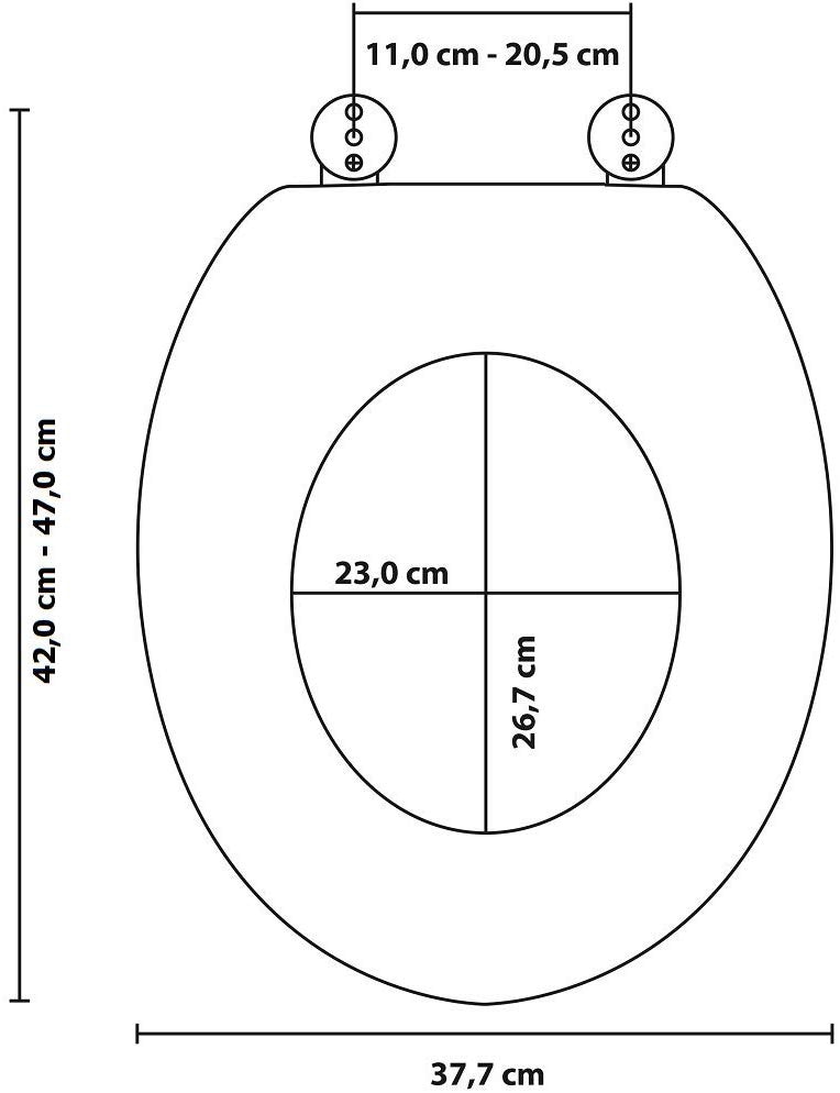 Sanilo WC-Sitz »Earth«, mit Absenkautomatik, BxL: 37,7 x 42,0 - 47,0 cm