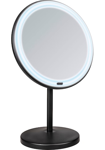 WENKO Kosmetikspiegel »Onno«, schwarz, mit LED und Touch-Funktion kaufen