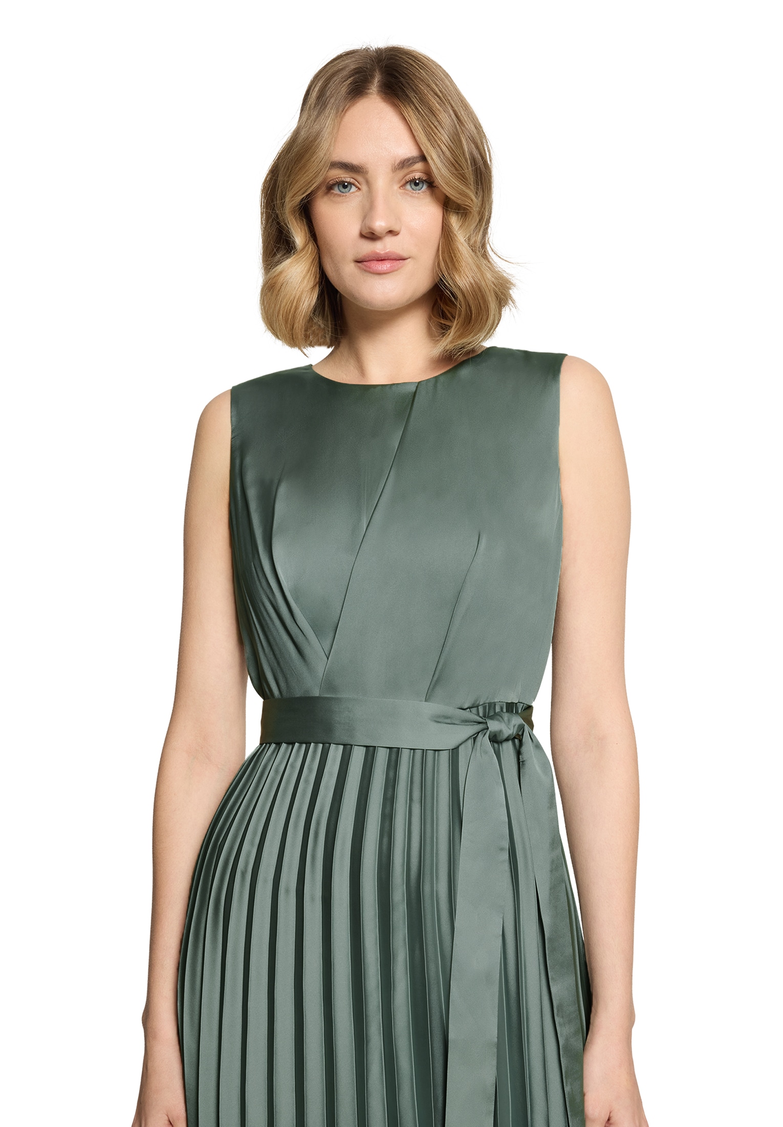 Betty&Co Midikleid »Midikleid mit Plissee«