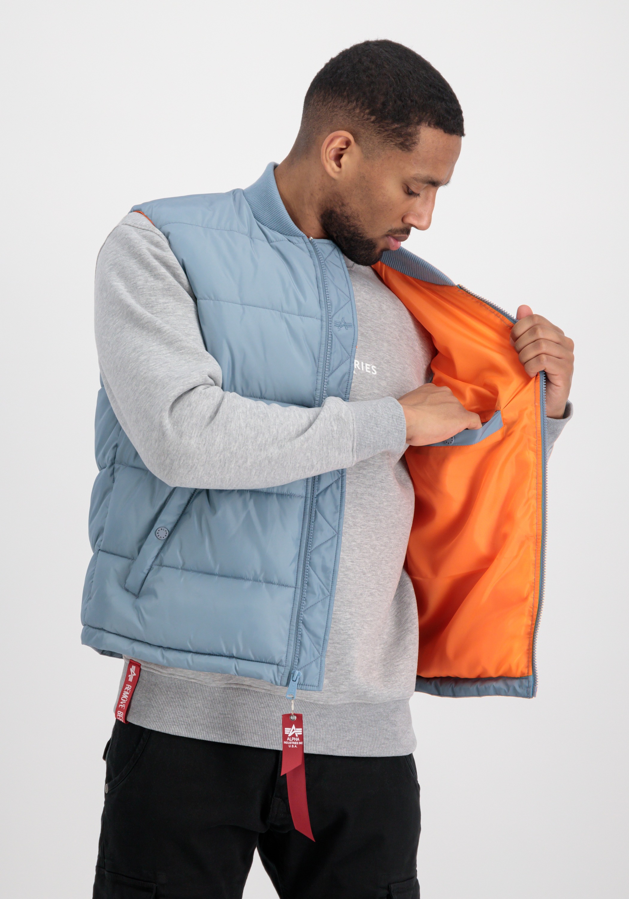 Alpha Industries Funktionsweste »Alpha Industries Men - Vests Puffer Vest Light Weight«