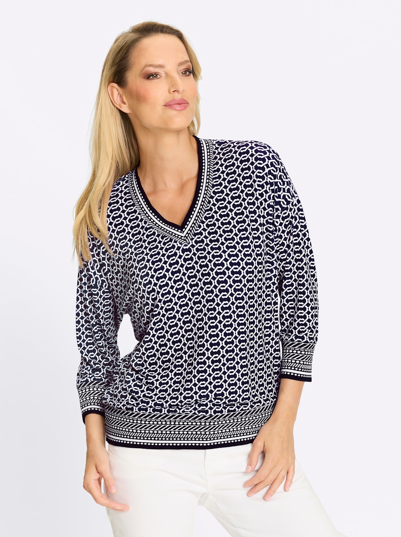 heine 3/4-Arm-Shirt »Druck-Shirt« 1 tlg.