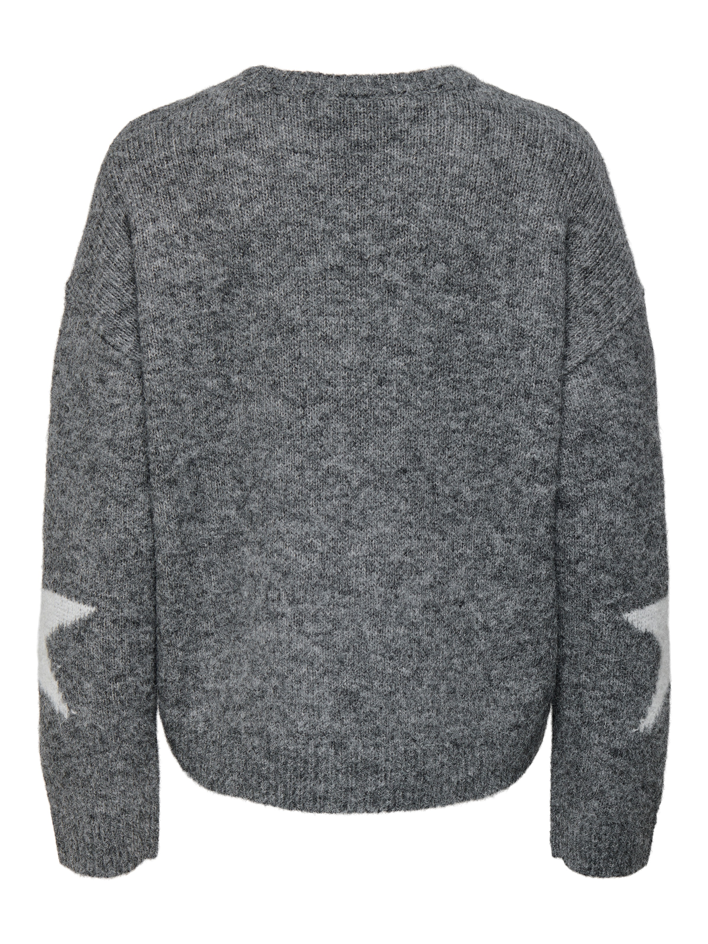 ONLY Strickpullover »ONLAZU LS STAR O-NECK KNT«