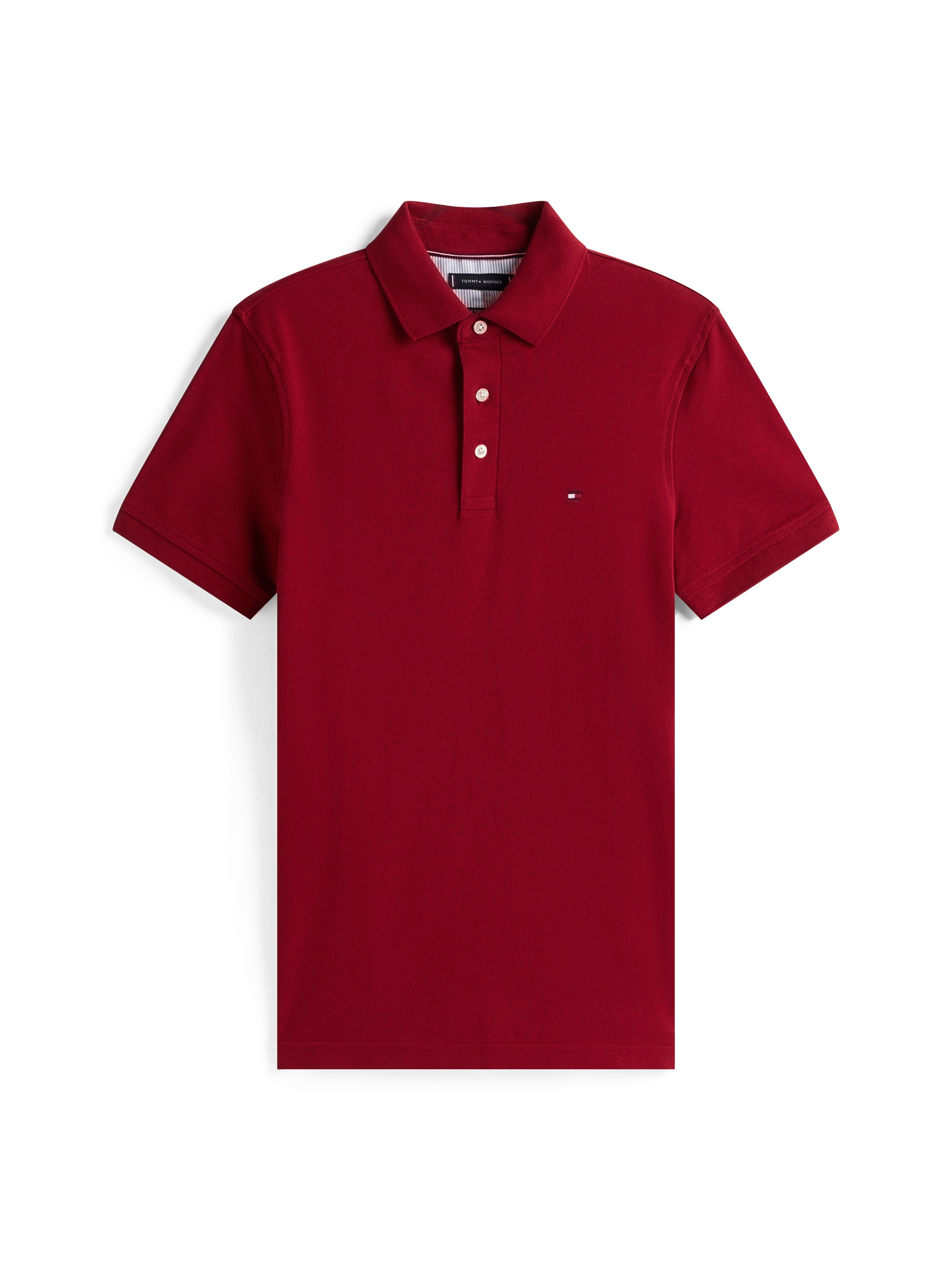 Tommy Hilfiger Poloshirt »1985 SLIM POLO«, Markenstickerei, aus Baumwoll-Piqué