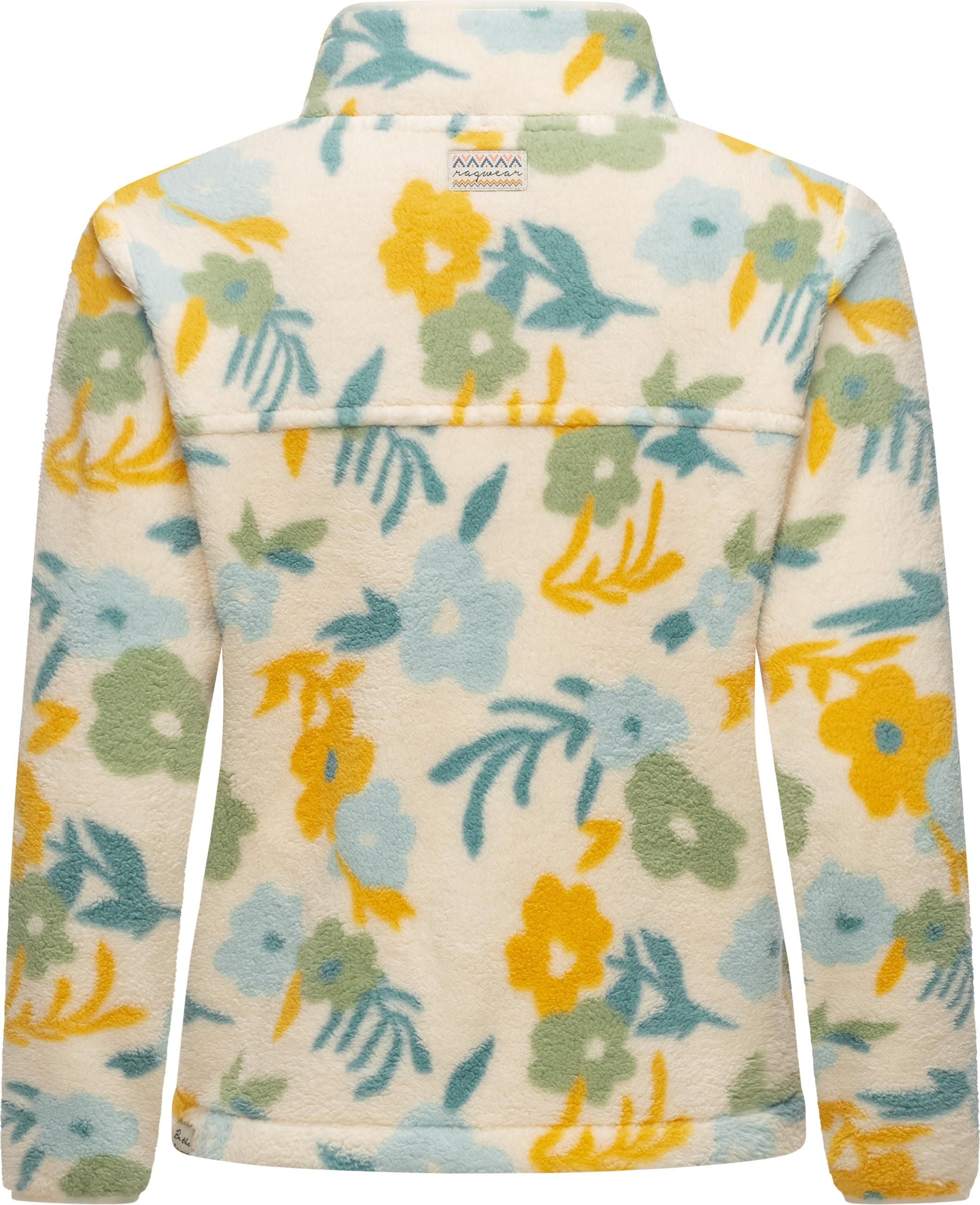 Ragwear Kapuzensweatjacke »Plüschjacke Appopis Print«