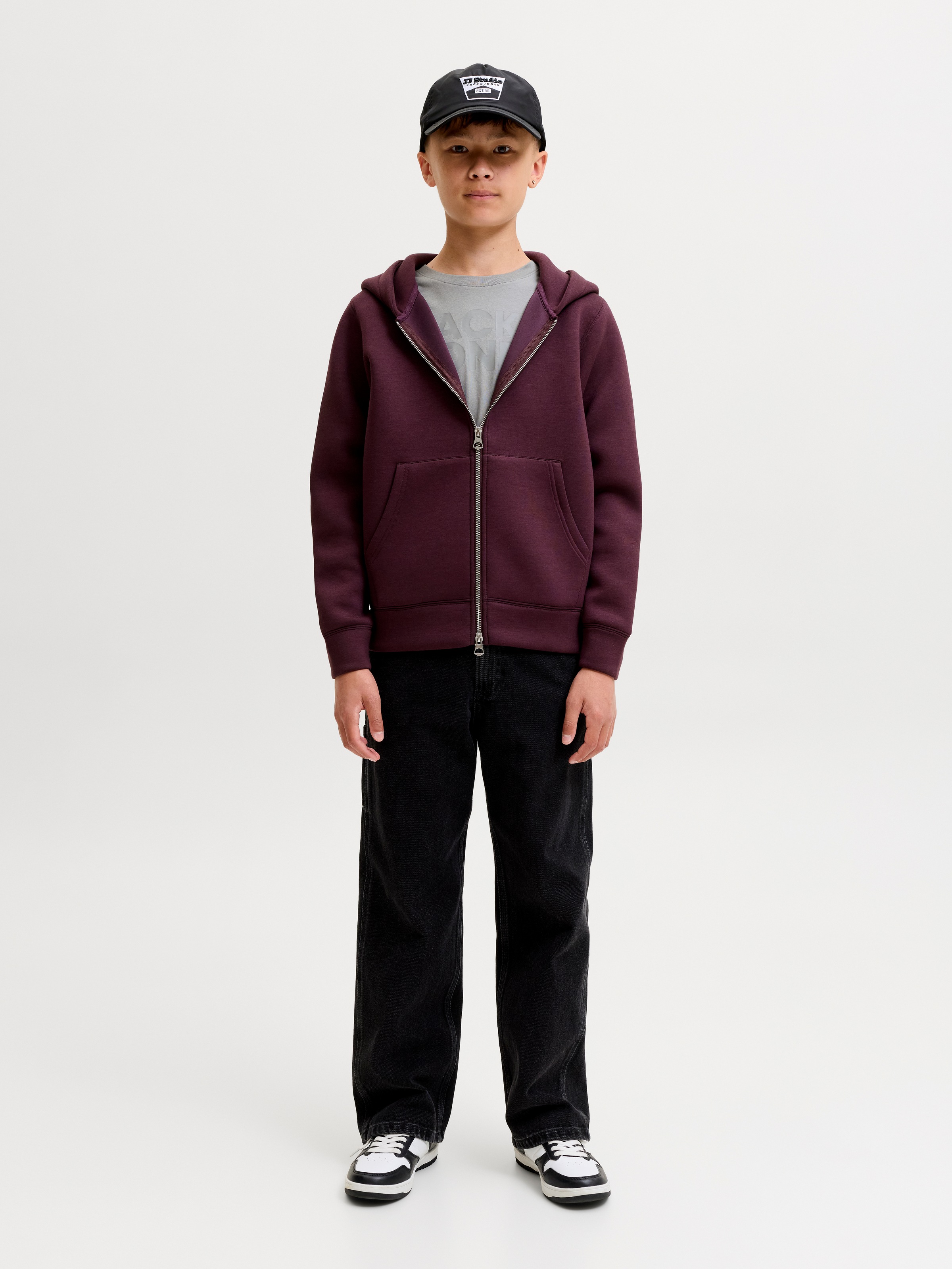 Jack & Jones Junior »JJECORP stylisch, atmungsaktiv, pflegeleicht« bedruckt, casual, regular fit, Jersey, Rundhals