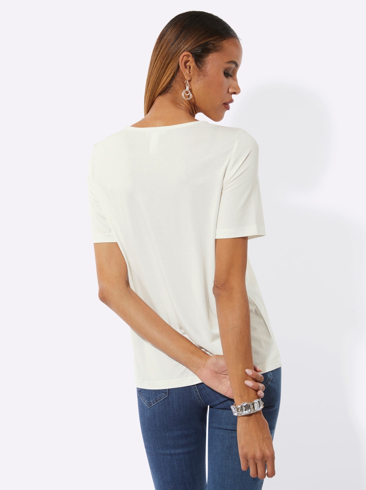 creation L Kurzarmshirt »Shirt« 1 tlg.