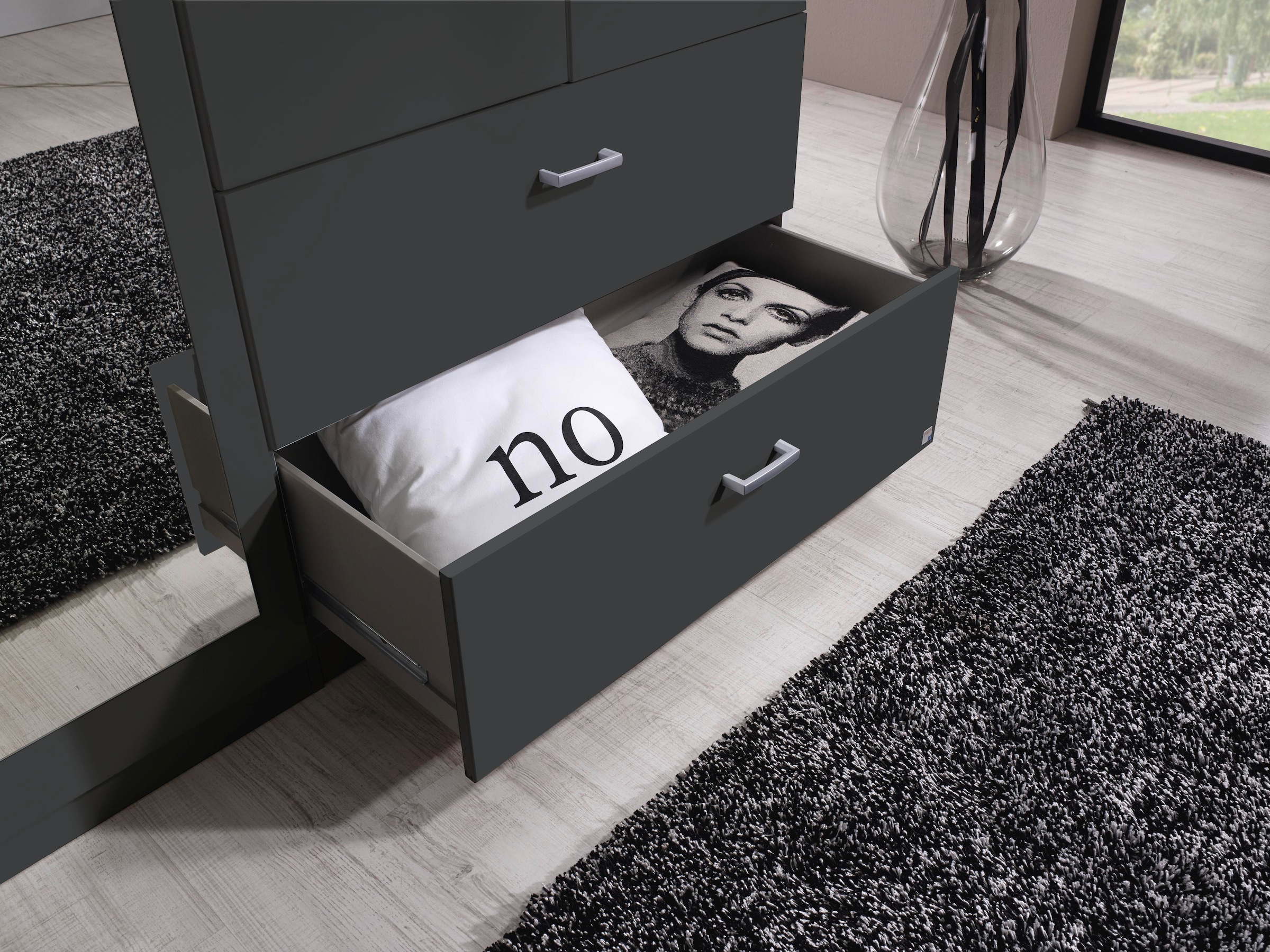 rauch Kleiderschrank »Kleiderschrank Schrank Garderobe Wäscheschrank WILDBERG« Breiten 226/271 cm, Höhen 210/229 cm,  mit 6 Schubladen, obere Schublade mit Holz-Einteilung MADE IN GERMANY