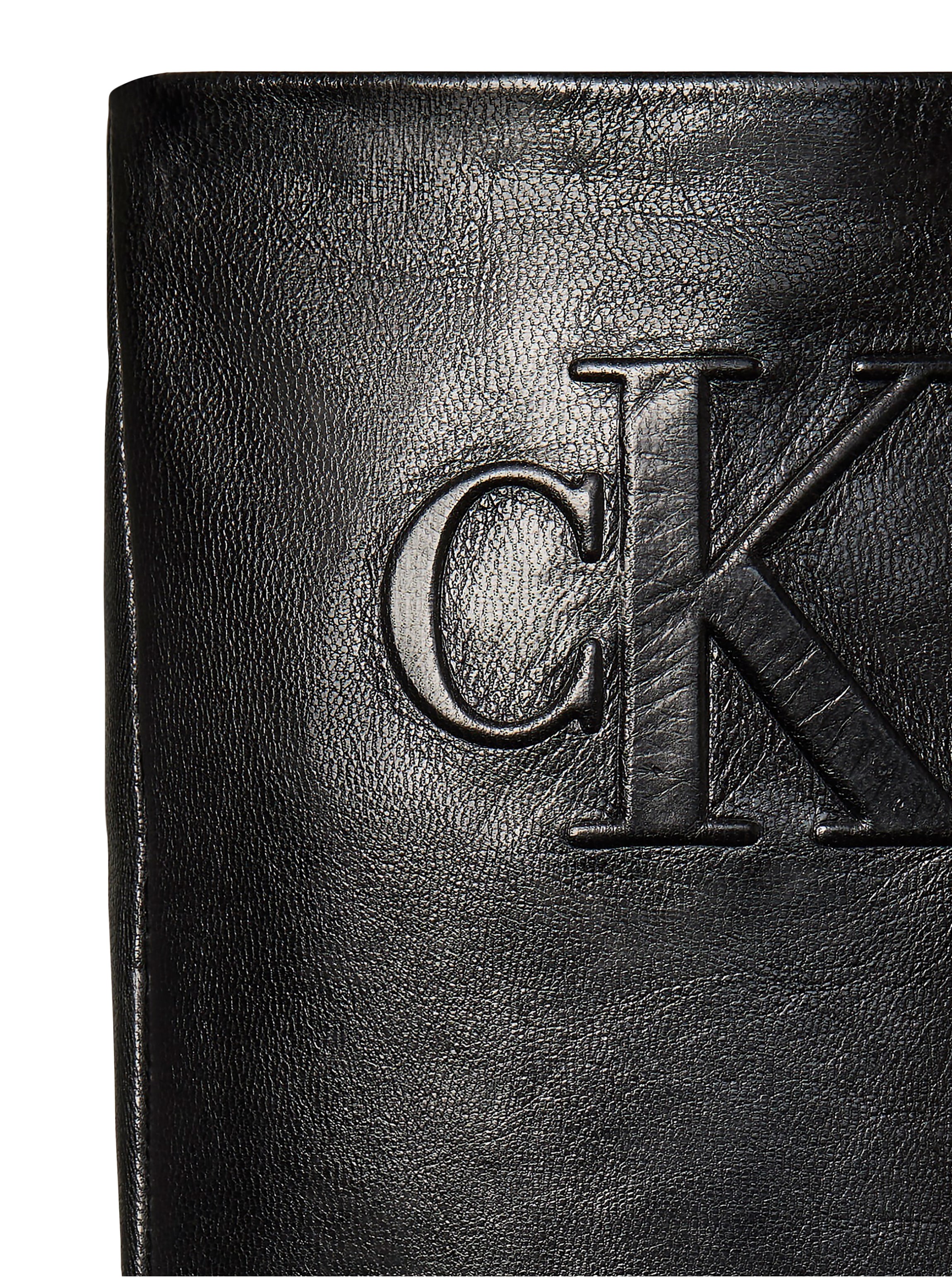 Calvin Klein Lederhandschuhe Regular fit mit Markenlogo