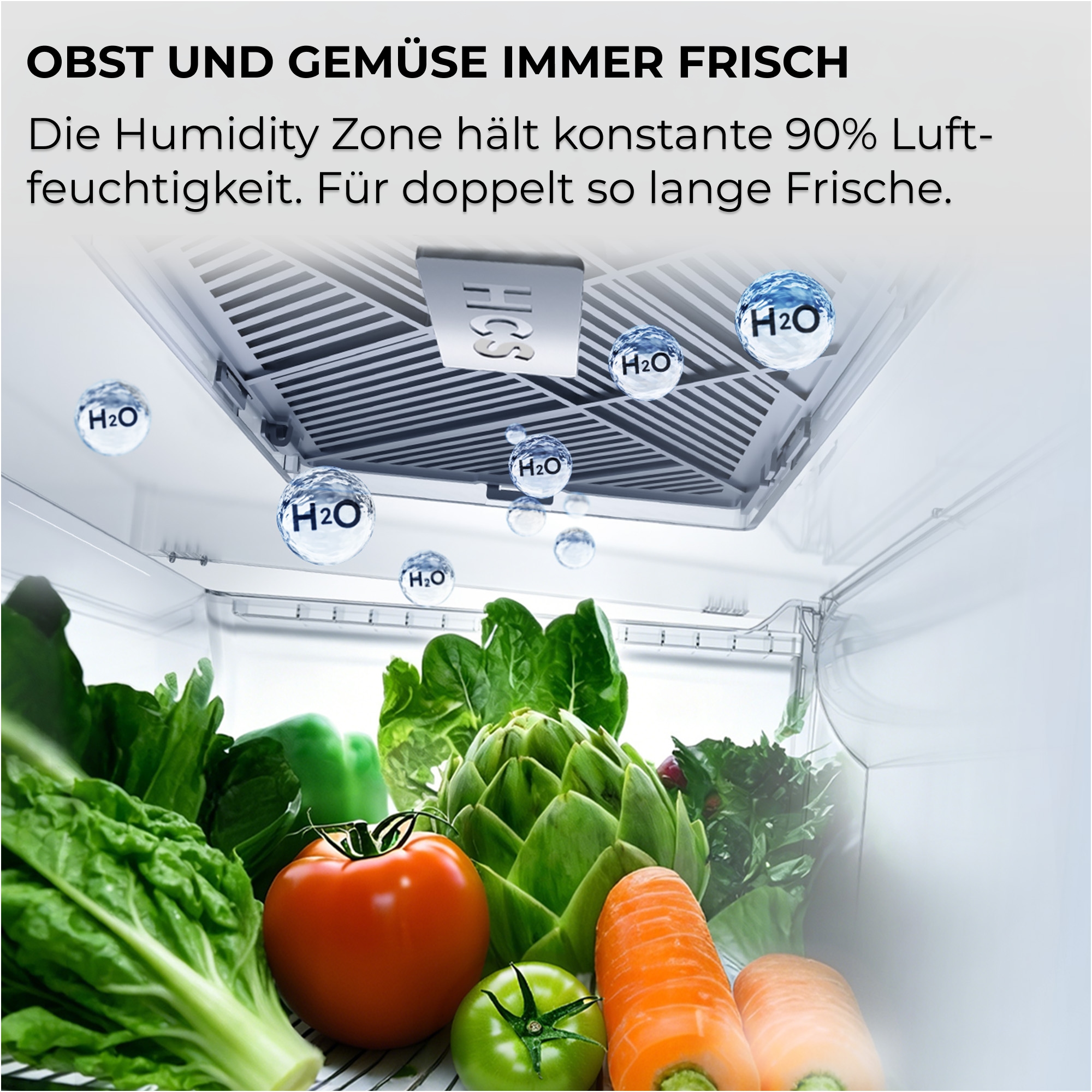 Haier Einbaukühlgefrierkombination ID Titanium 2 »HBQW5518D« 177,2 cm hoch 54 cm breit Humidity Zone: Obst, Gemüse und Salat 2x länger frisch halten