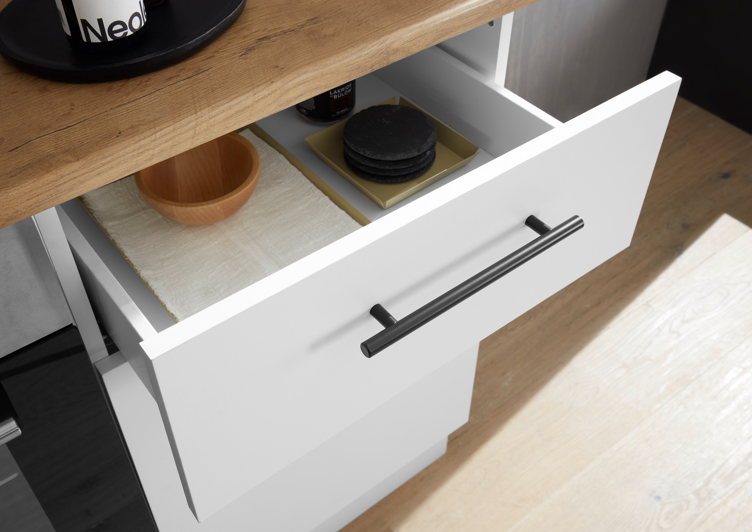 BASIC by Balculina Küchenzeile »Tirol B/H/T 270x212x60 cm« Breite 270 cm, wahlweise mit E-Geräten