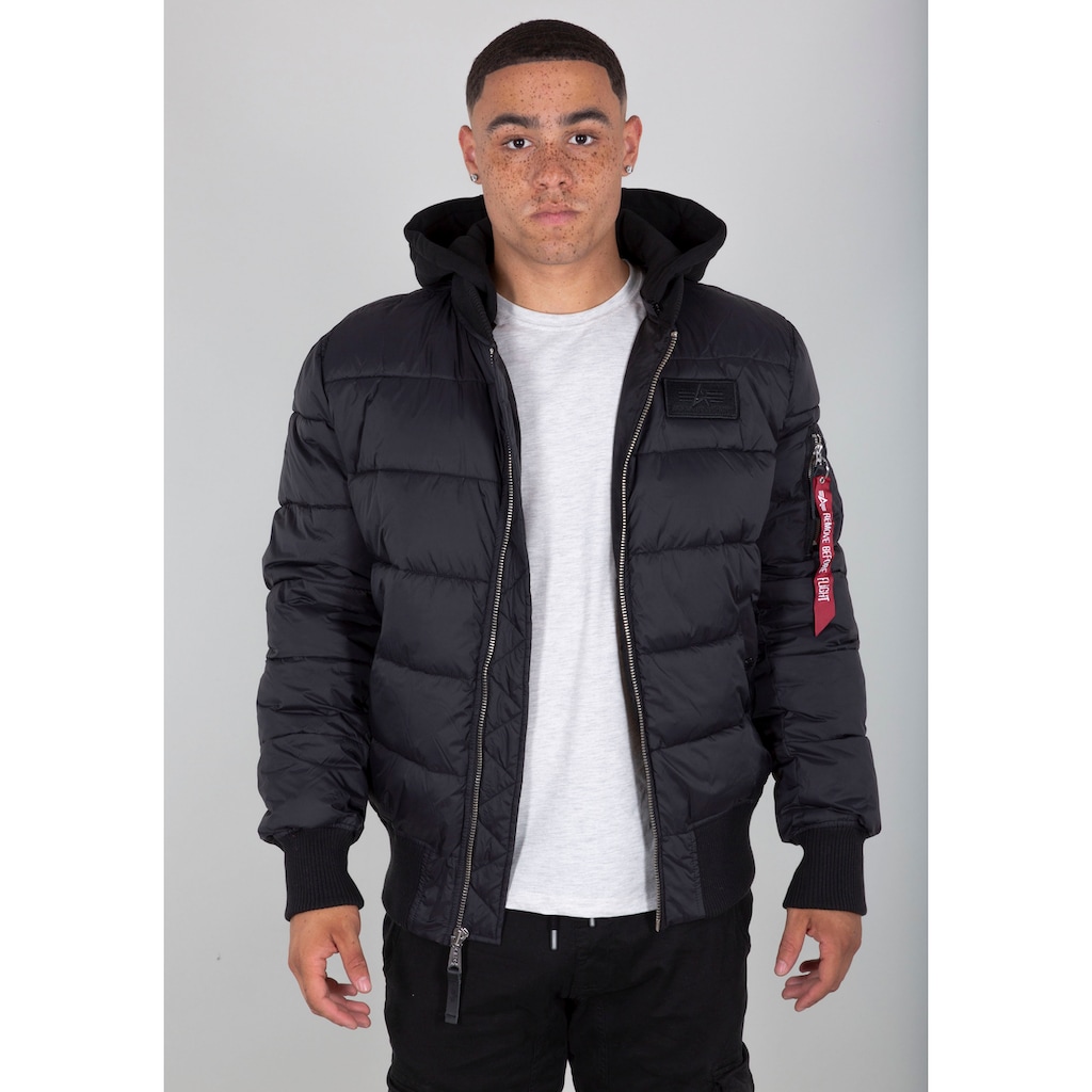 Alpha Industries Steppjacke »MA-1 ZH Back Print«, mit Kapuze