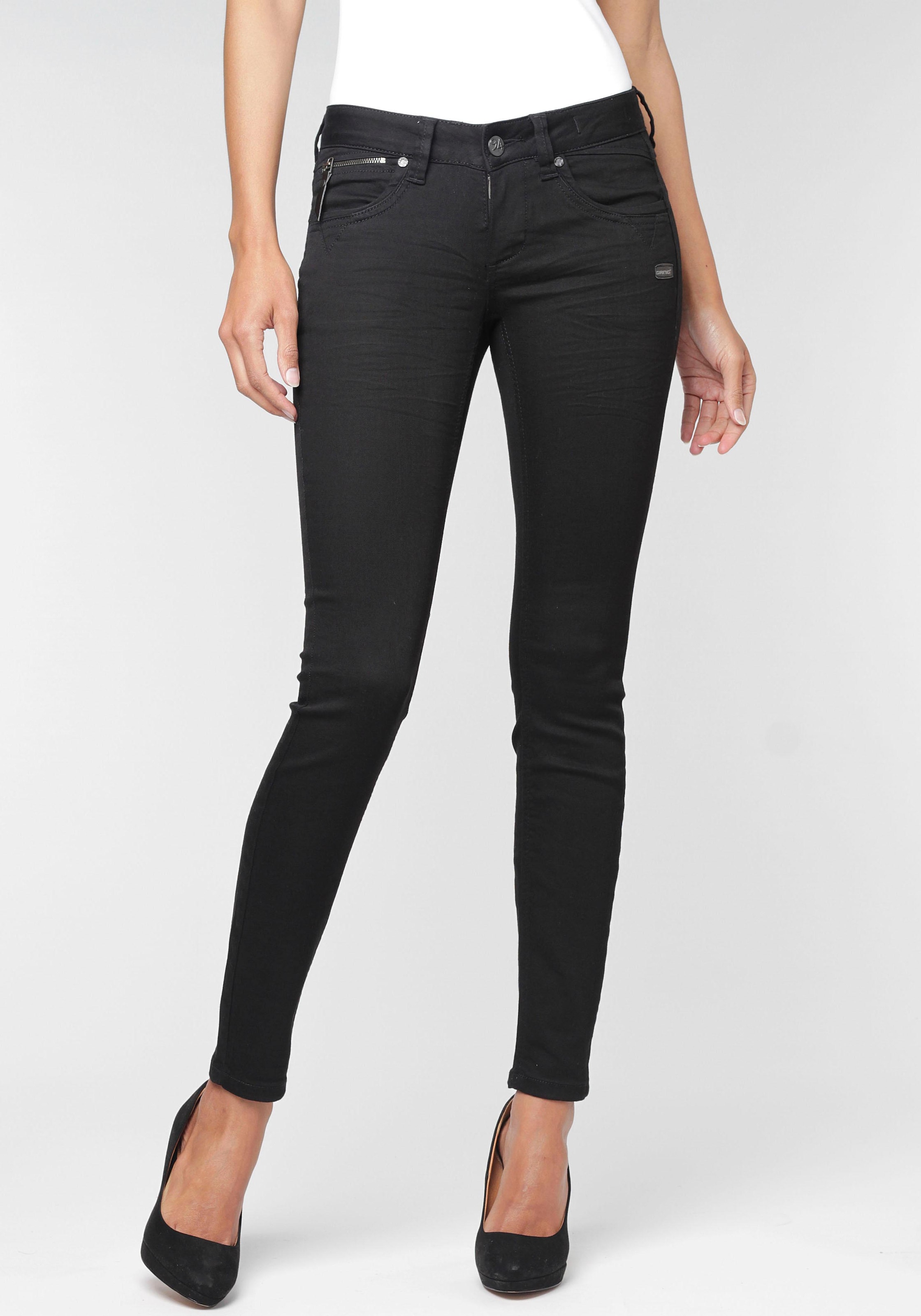 GANG Skinny-fit-Jeans »94Nikita«, mit Zipper-Detail an der Coinpocket  online bei OTTO