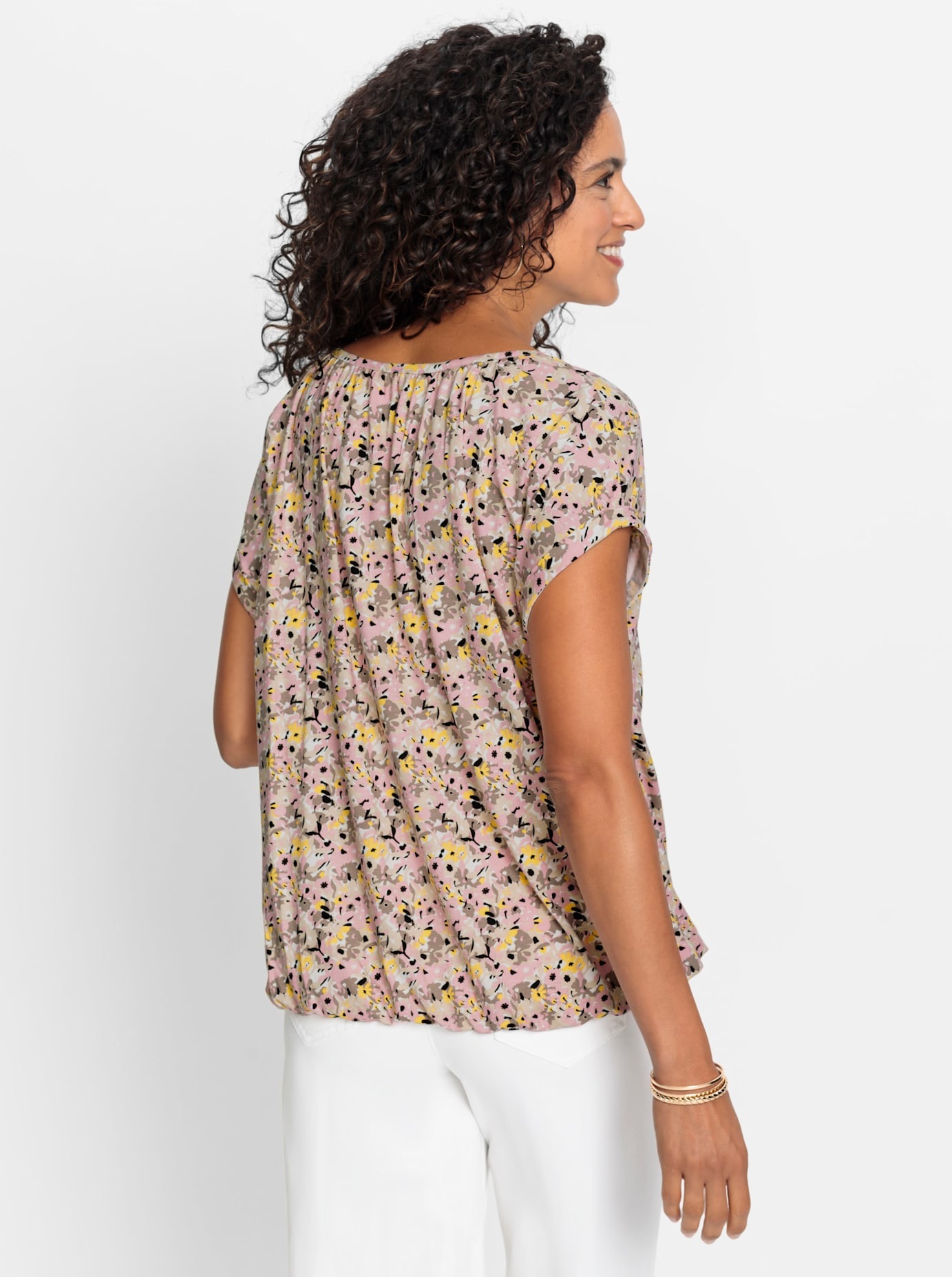 Inspirationen Kurzarmshirt »Rundhals-Shirt«, (1 tlg.)
