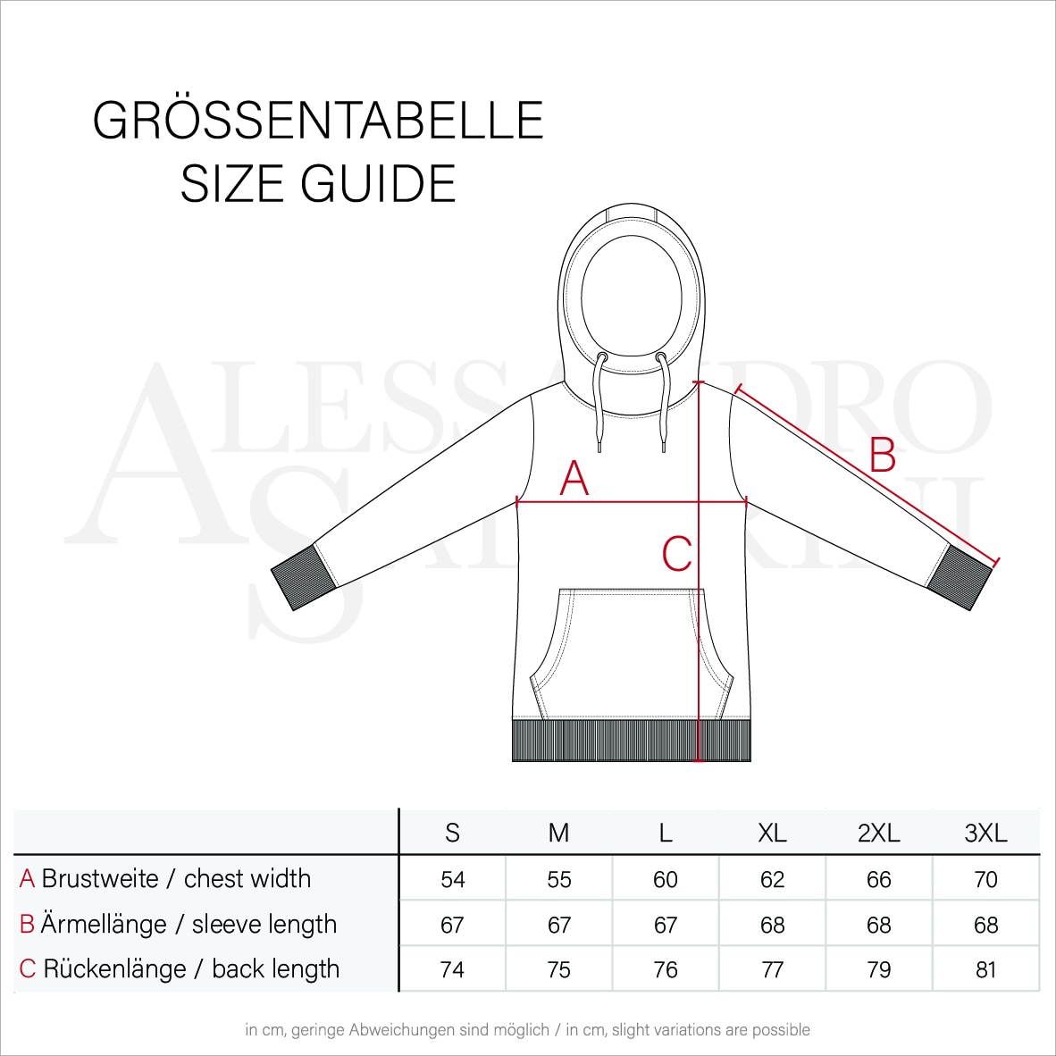 Alessandro Salvarini Sweatjacke »Alessandro Salvarini Herren Hoodie AS310«