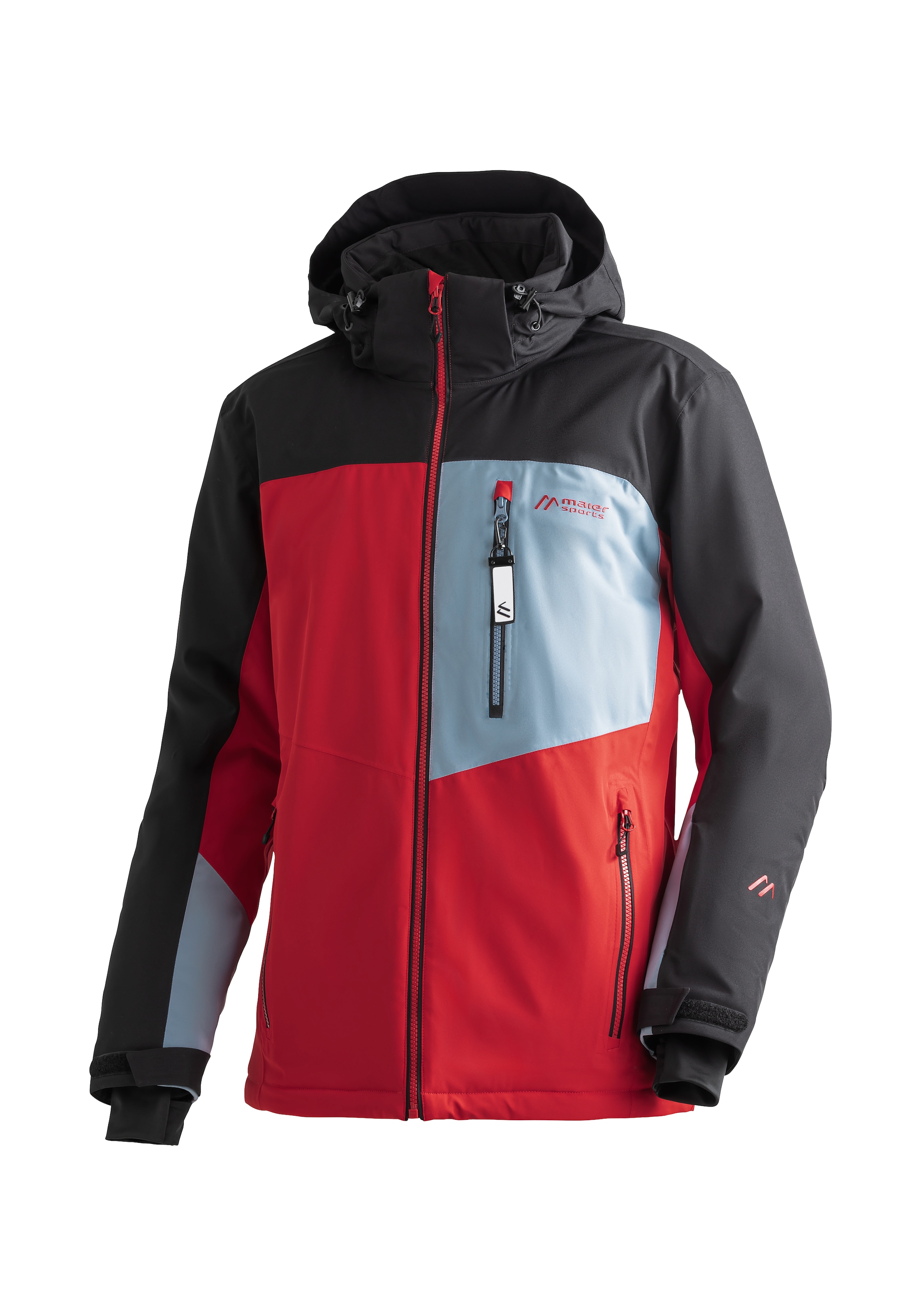 Skijacke »Oravice«, Herren Winterjacke mit RV-Taschen und Kapuze, wasserdicht