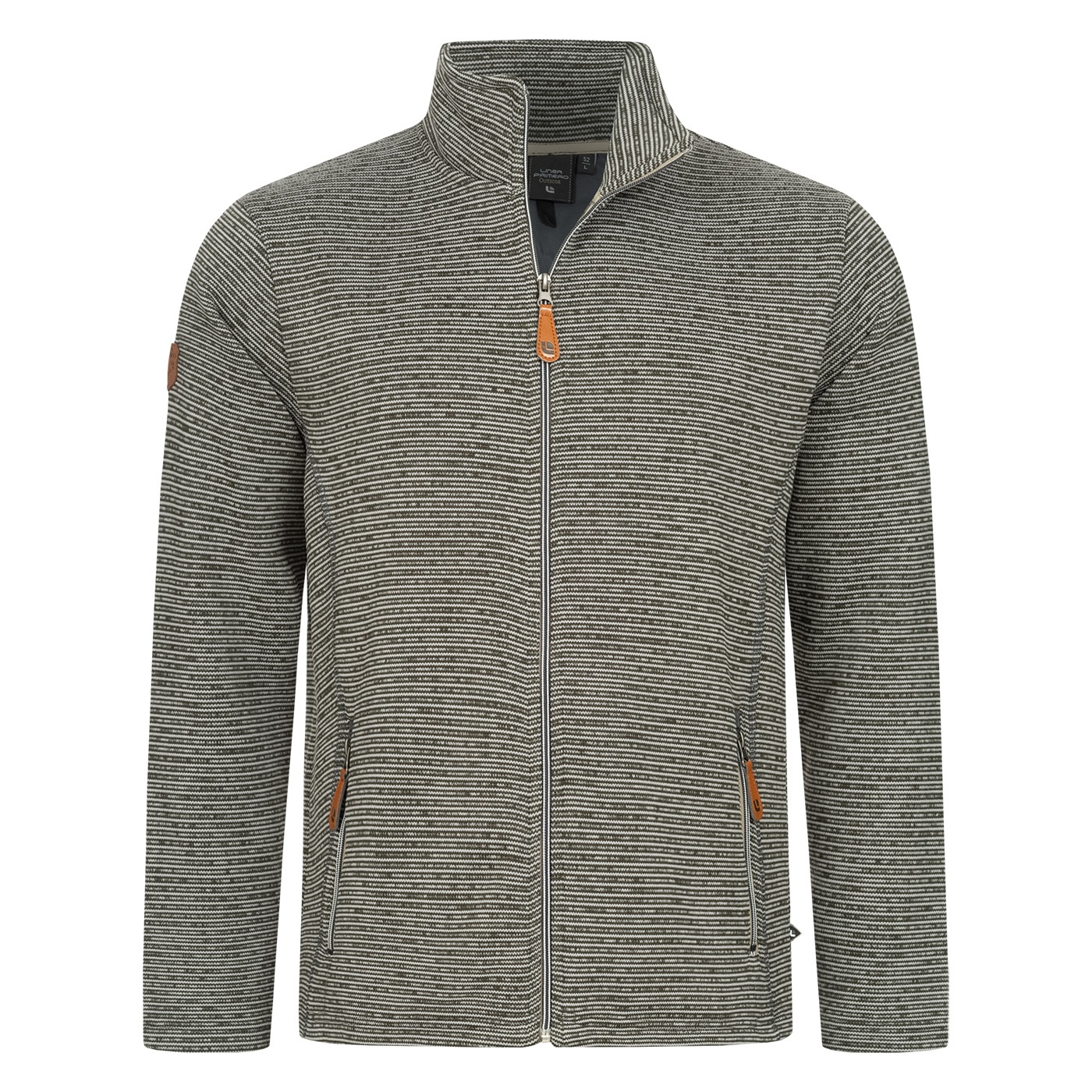 DEPROC Active Strickfleecejacke »LACEWOOD MEN«, Kontrastreissverschluss