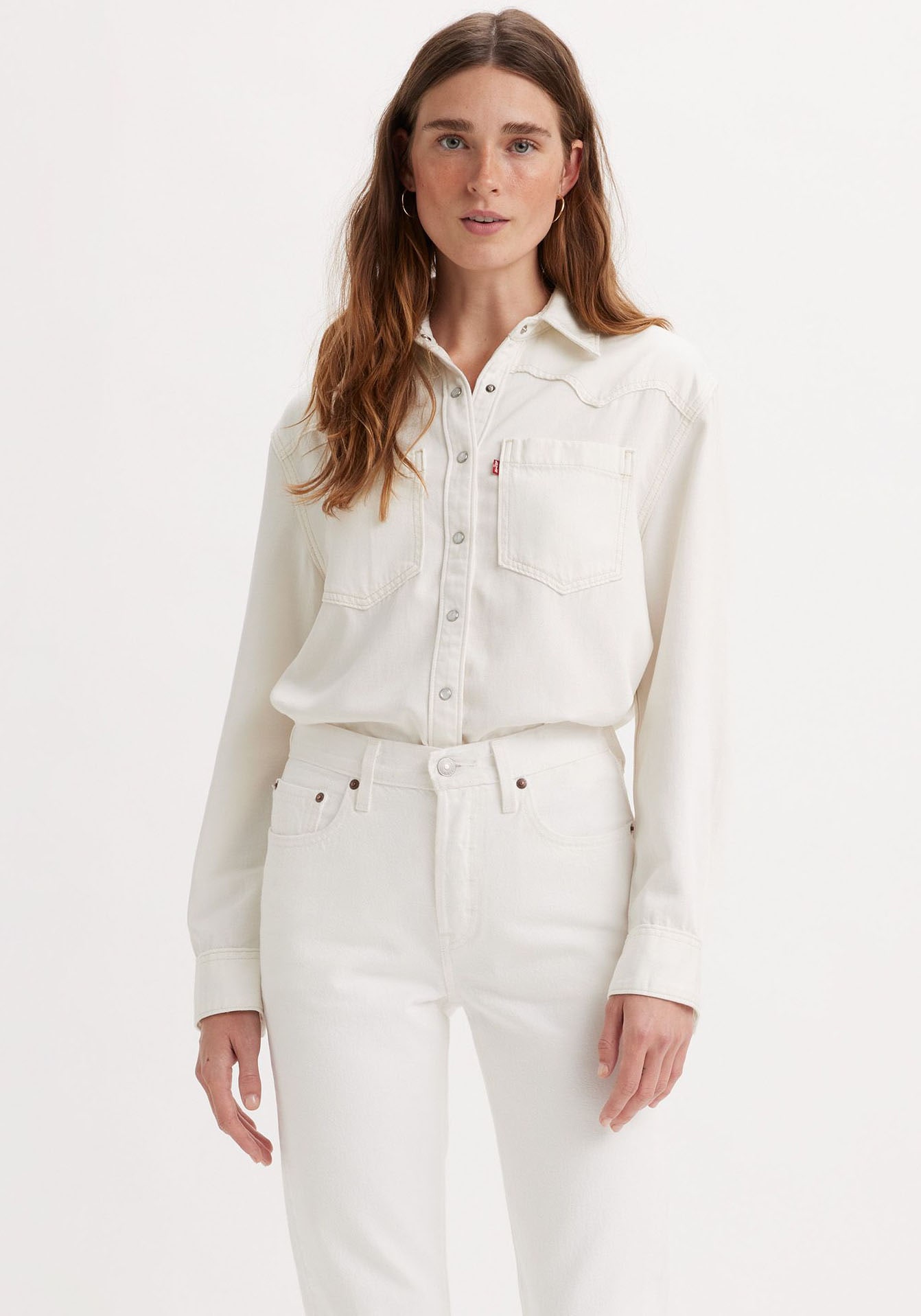 Levi's® Jeansbluse »TEODORA WESTERN SHIRT«, mit Druckknöpfen
