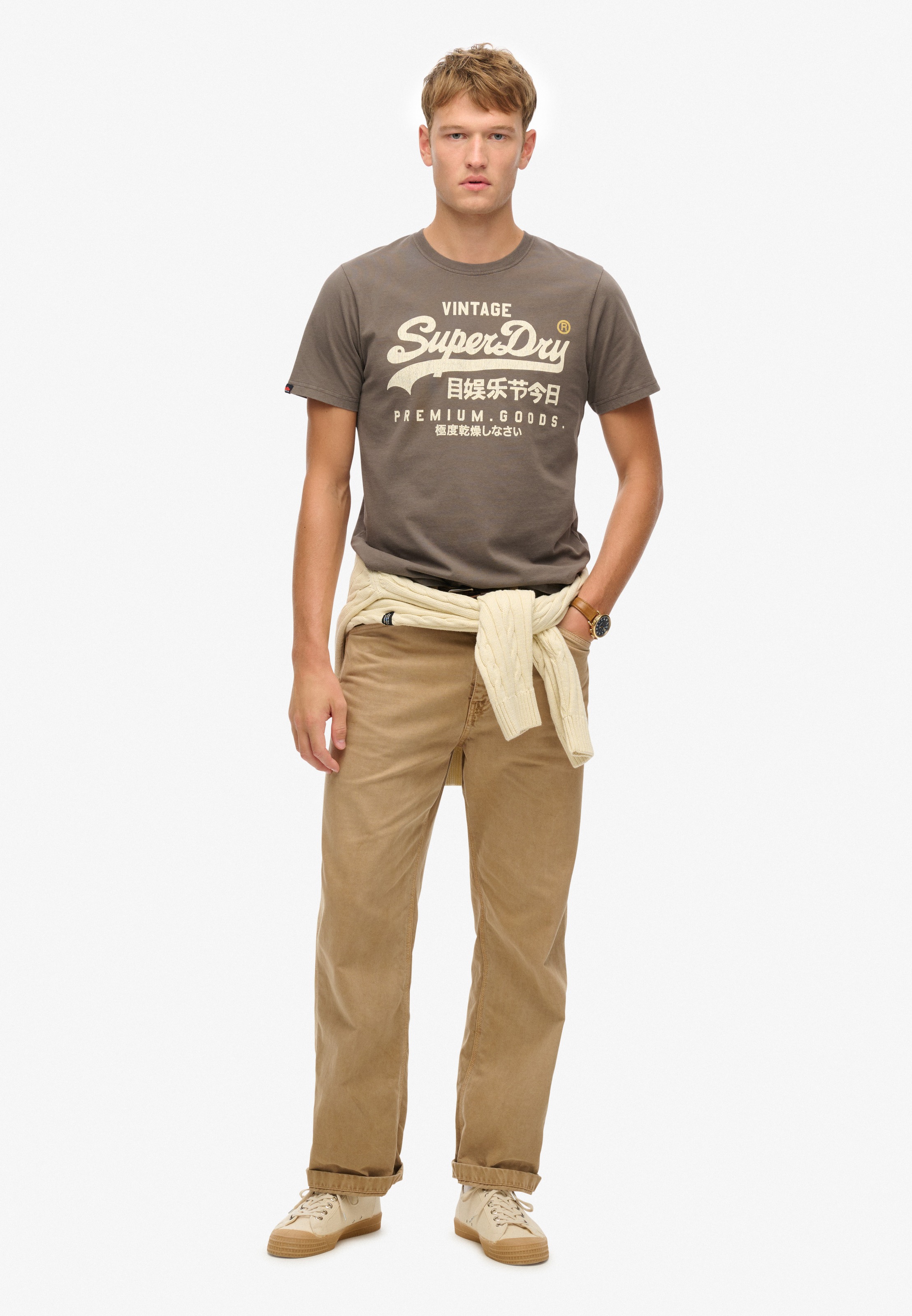 Superdry Rundhalsshirt »VL WORKWEAR RELAXED TEE«
