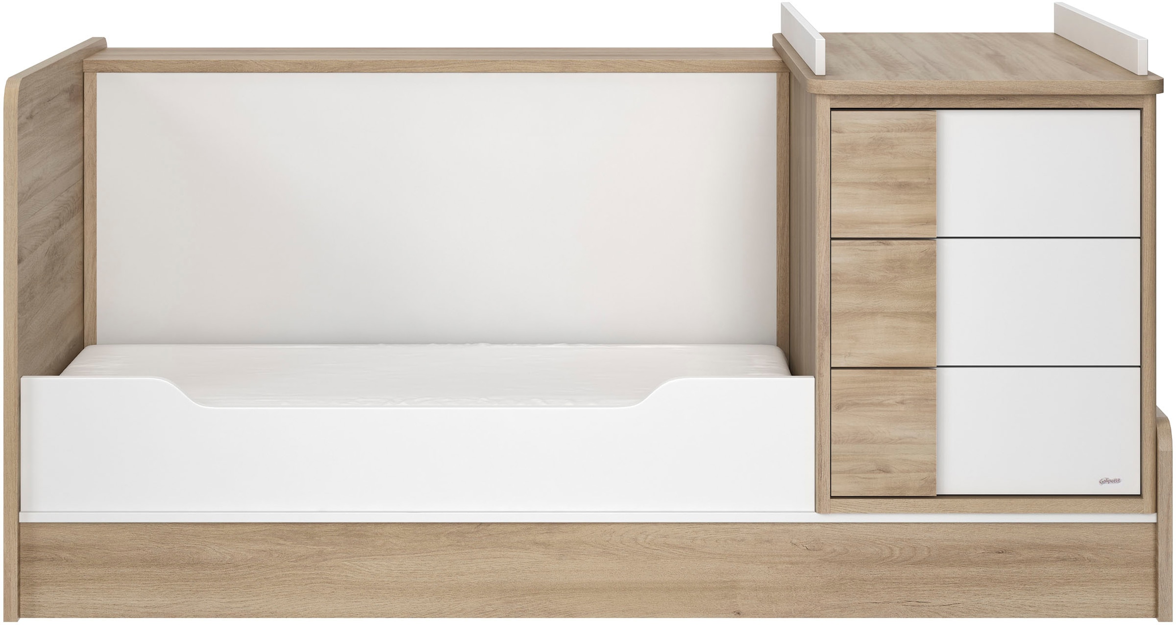 Galipette Bettanlage »Sasha«, (5 tlg.), bestehend aus Bett, Regal, Kommode, Schreibtisch & Ablage