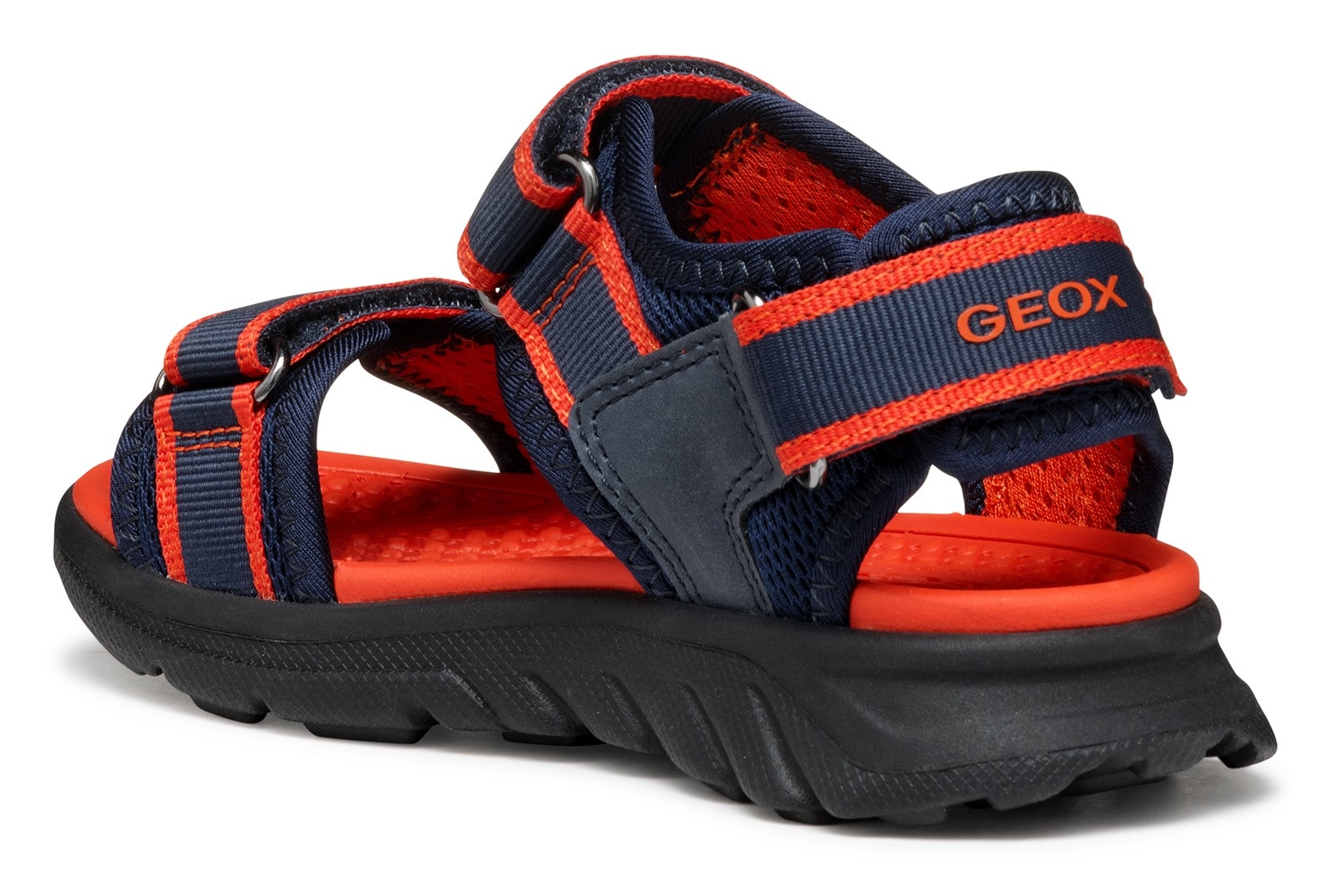 Geox Sandale »J SANDAL AIRADYUM BO«, Trekking Sandale, Sommerschuh, Klettschuh mit farbiger Innensohle