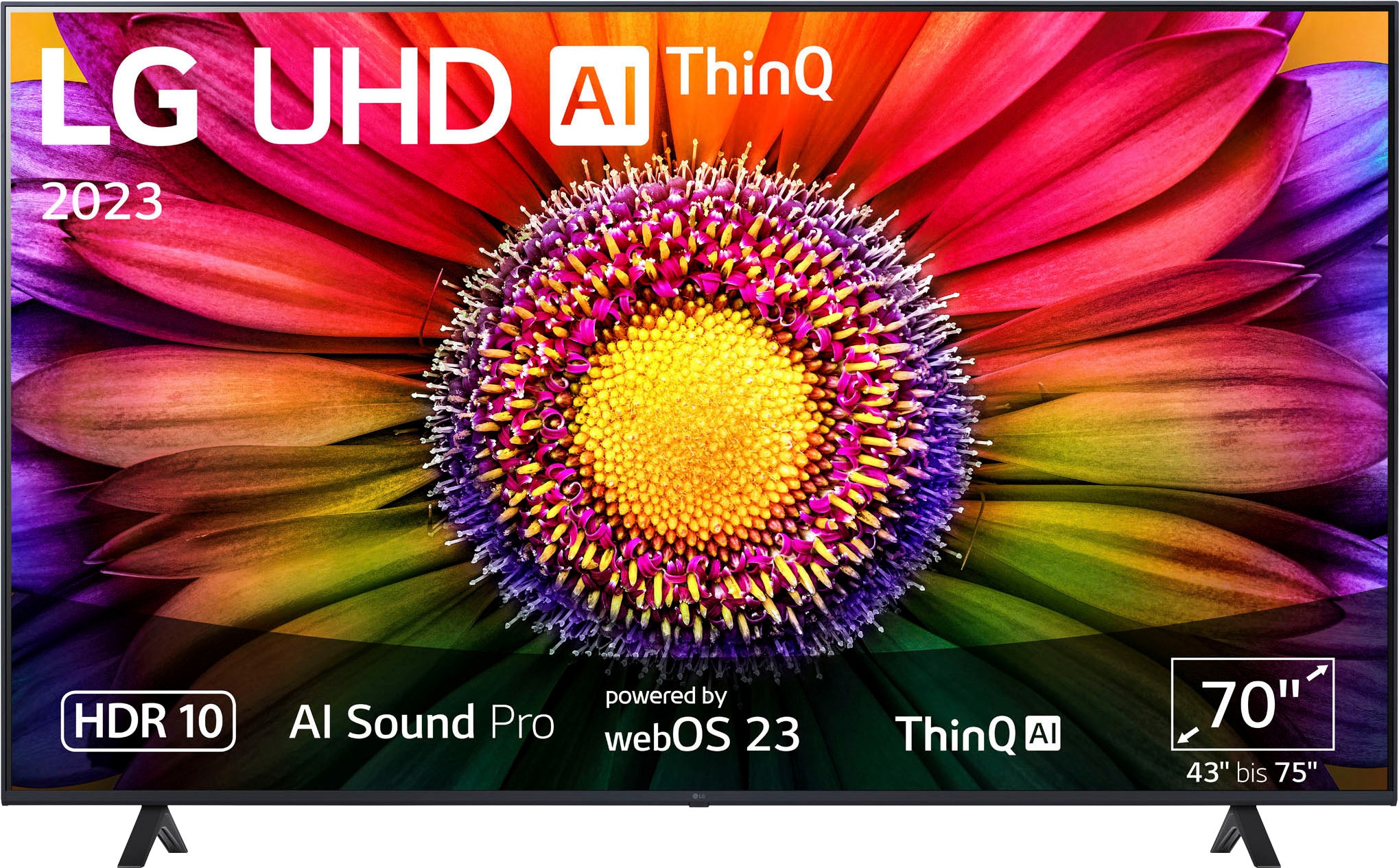 UHD,α5 LCD-LED HD, »70UR80006LJ«, 4K Ultra 177 Smart-TV, Fernseher AI-Prozessor,HDR10,AI bei OTTO Sound jetzt LG kaufen 4K Gen6 Zoll, cm/70 Pro,Filmmaker Mode