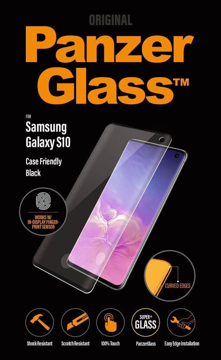 Schutzglas »Samsung S10 Fingerprint Case Friendly«