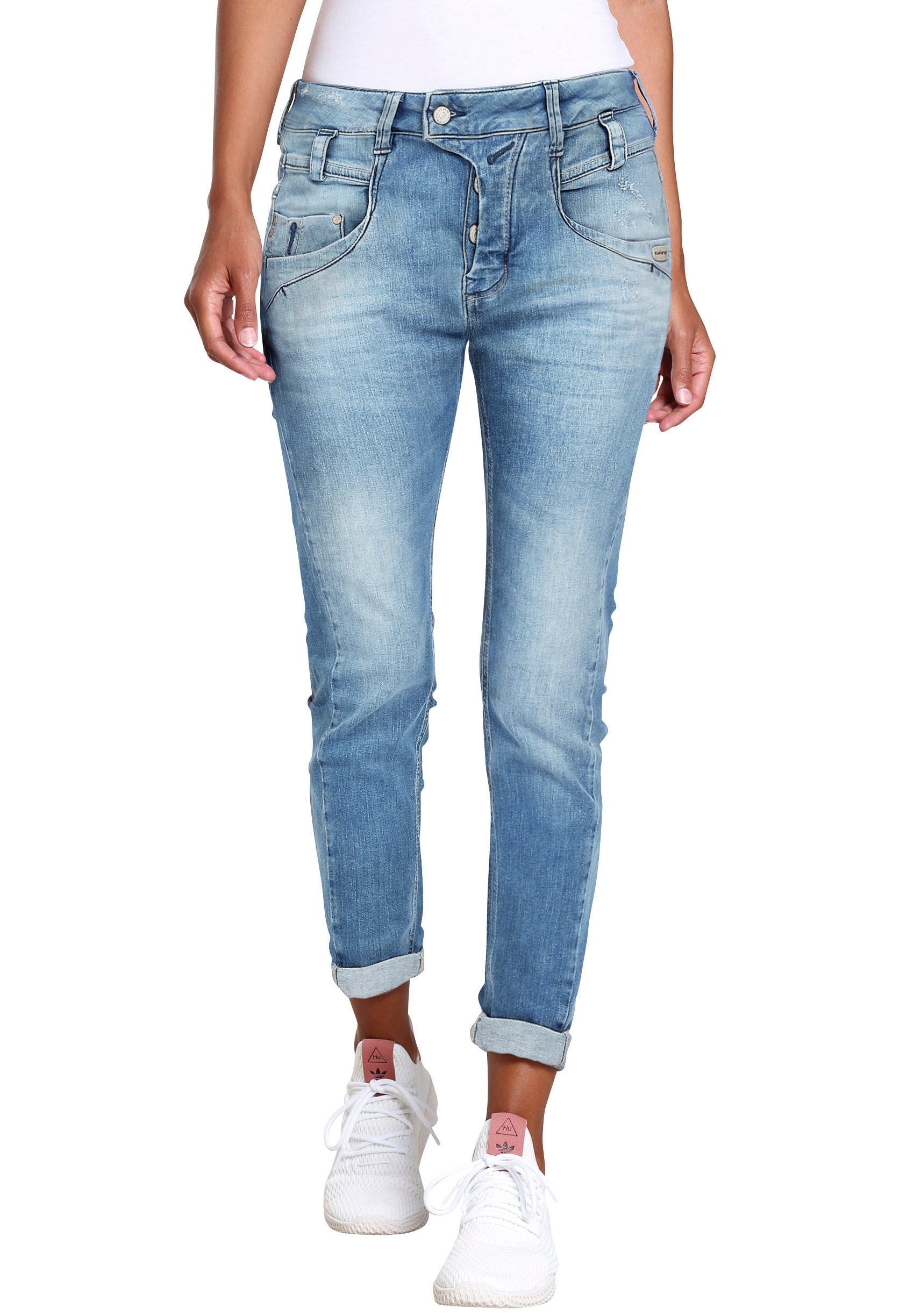GANG Slim-fit-Jeans »94MARGE«, mit besonderem 4-Knopf-Verschluss