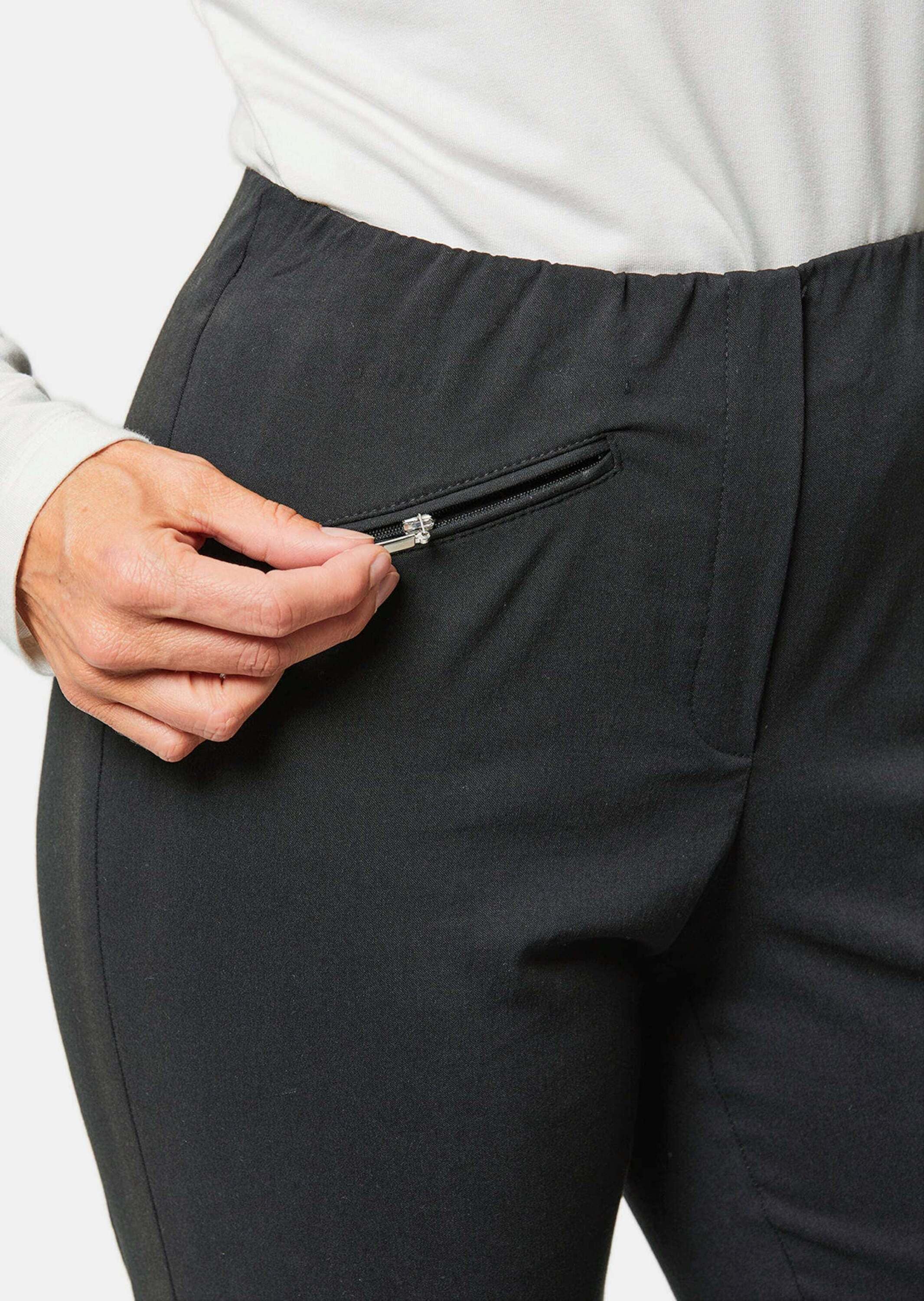 GOLDNER 2-in-1-Hose »Kurzgröße Wärmende Schlupfhose LOUISA in knitterarmer Ware«