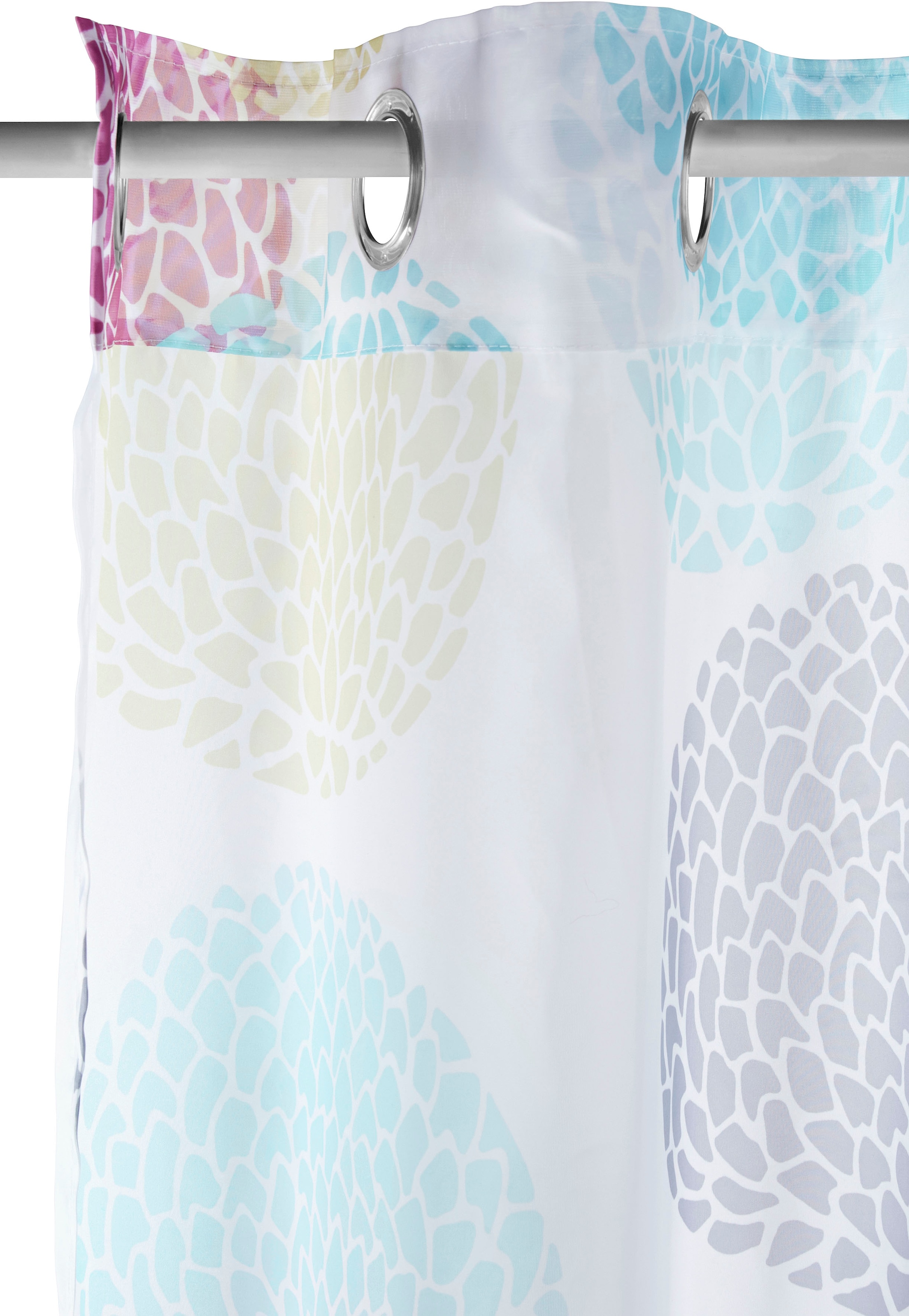 my home Gardine »BELEM«, (1 St.), 1 Schal, Polyester, Kreise