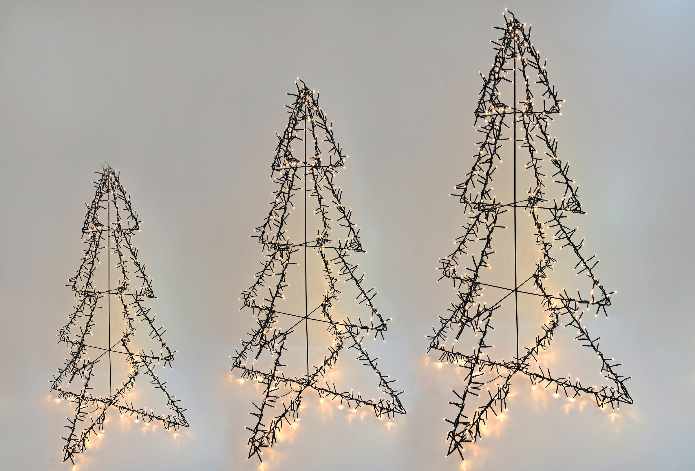 [Zuerst vertrauen] Star-Max LED Dekolicht »Weihnachtsdeko flammig-flammig, bestellen Shop Online 500 OTTO in 3D-Optik aussen«, im