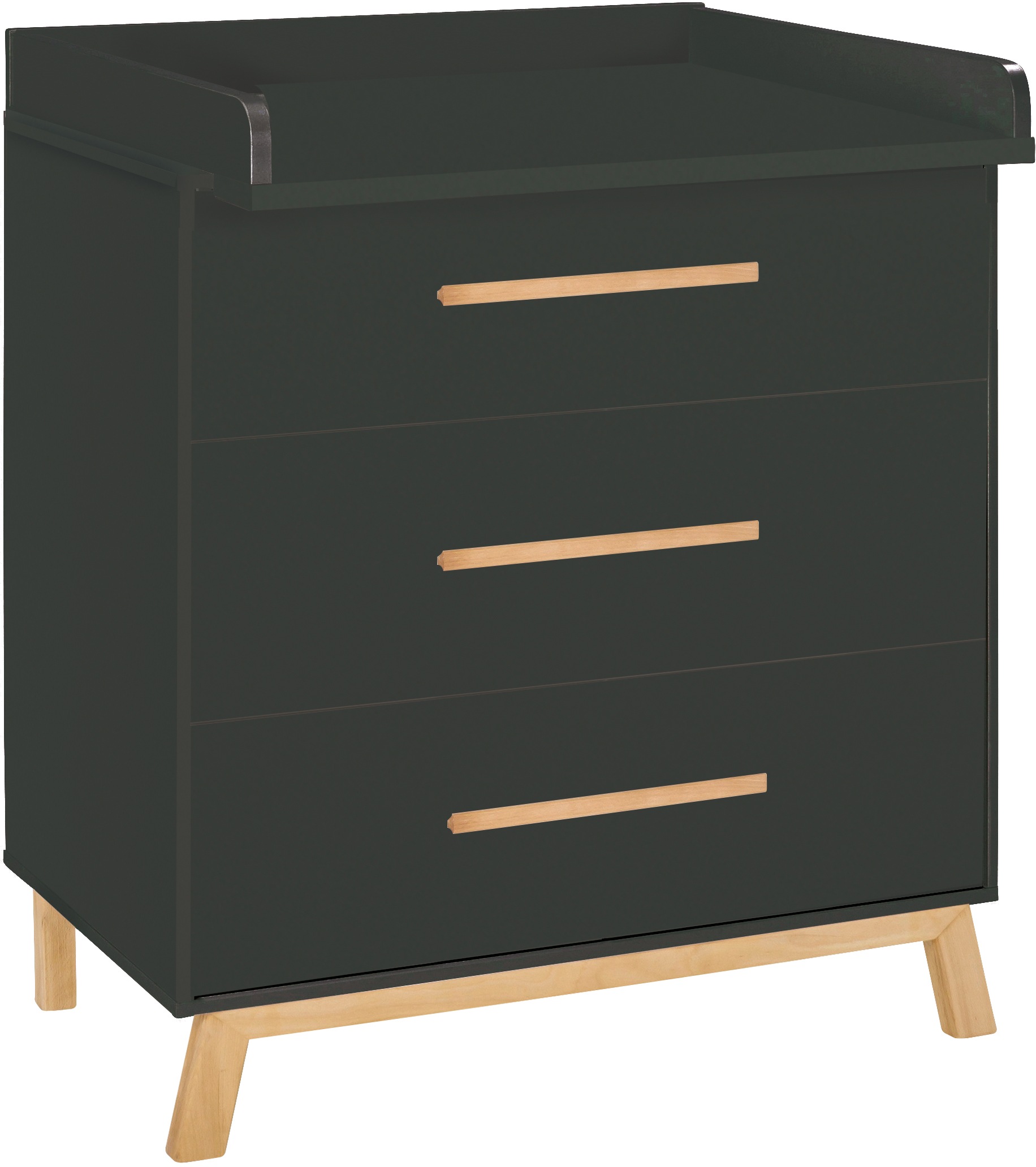 Schardt Wickelkommode »Sienna Black«, bis 15 kg, Made in Germany, 90 cm