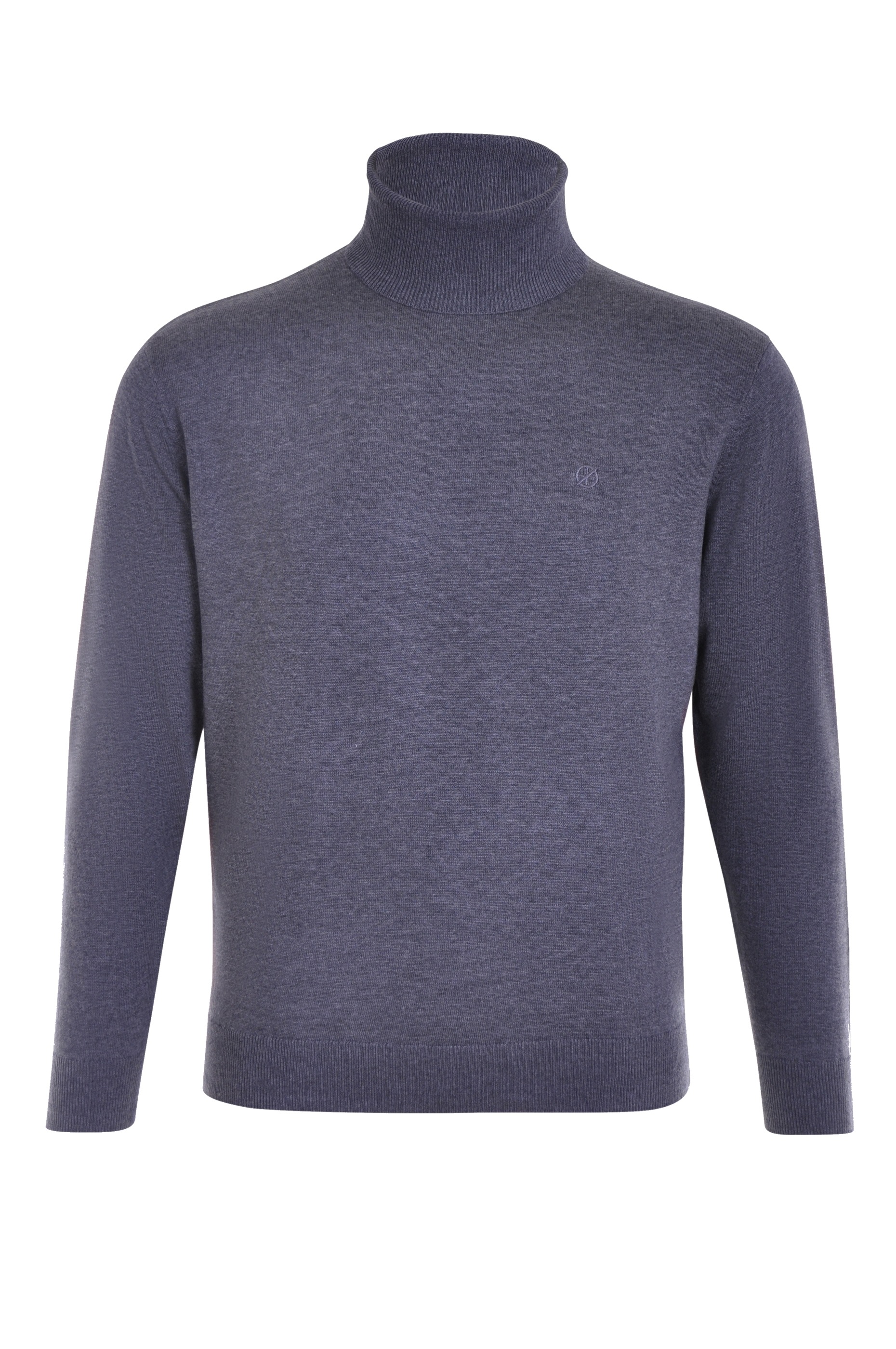 NAVIGAZIONE Rollkragenpullover, mit Brustlogo