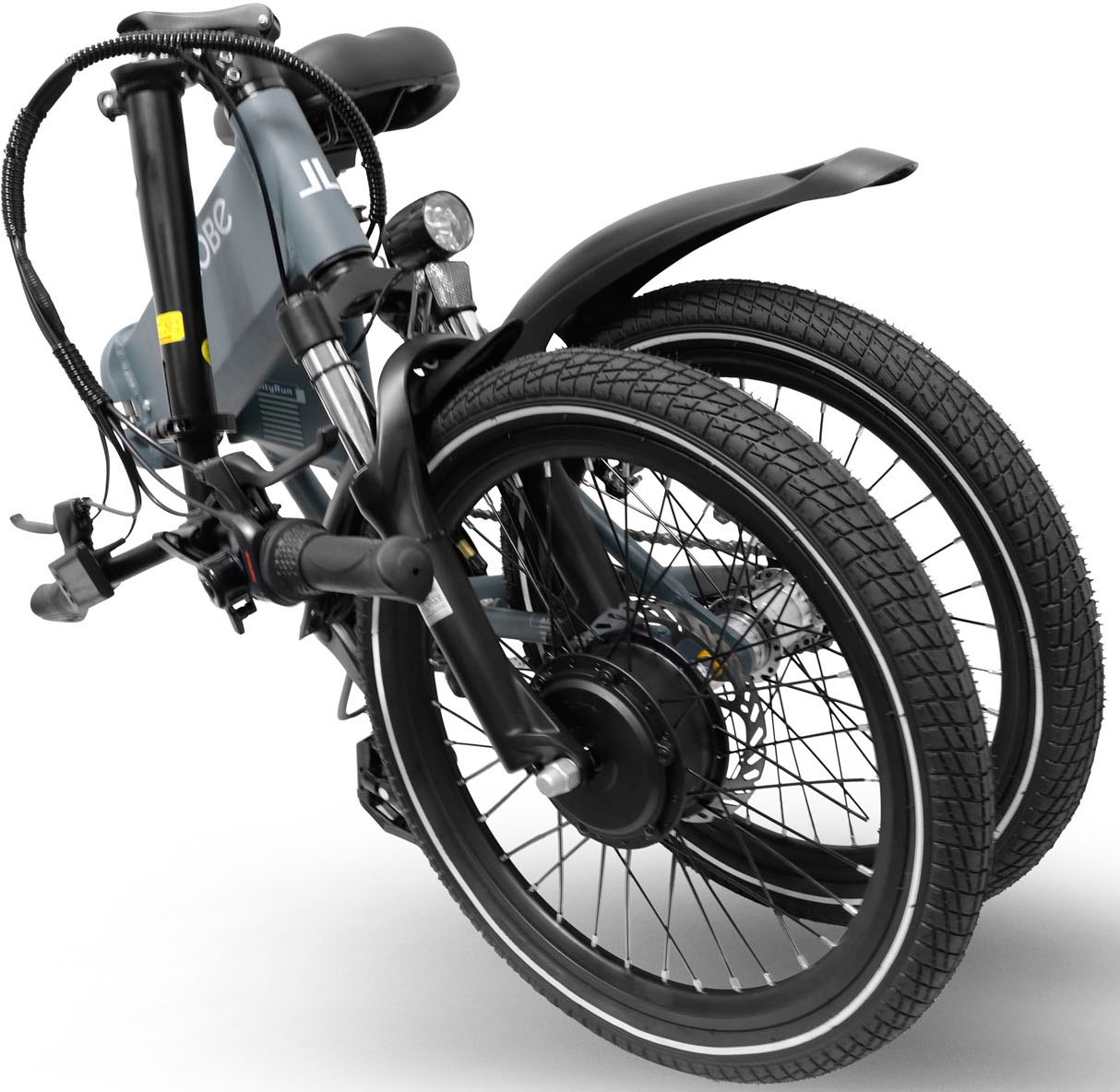 LLobe E-Bike »CityRun 36V / 10,4Ah«, 3 Gang, Shimano, 3-Gang Shimano Nexus Nabenschaltung, Frontmotor 250 W, Pedelec, Elektrofahrrad für Damen u. Herren