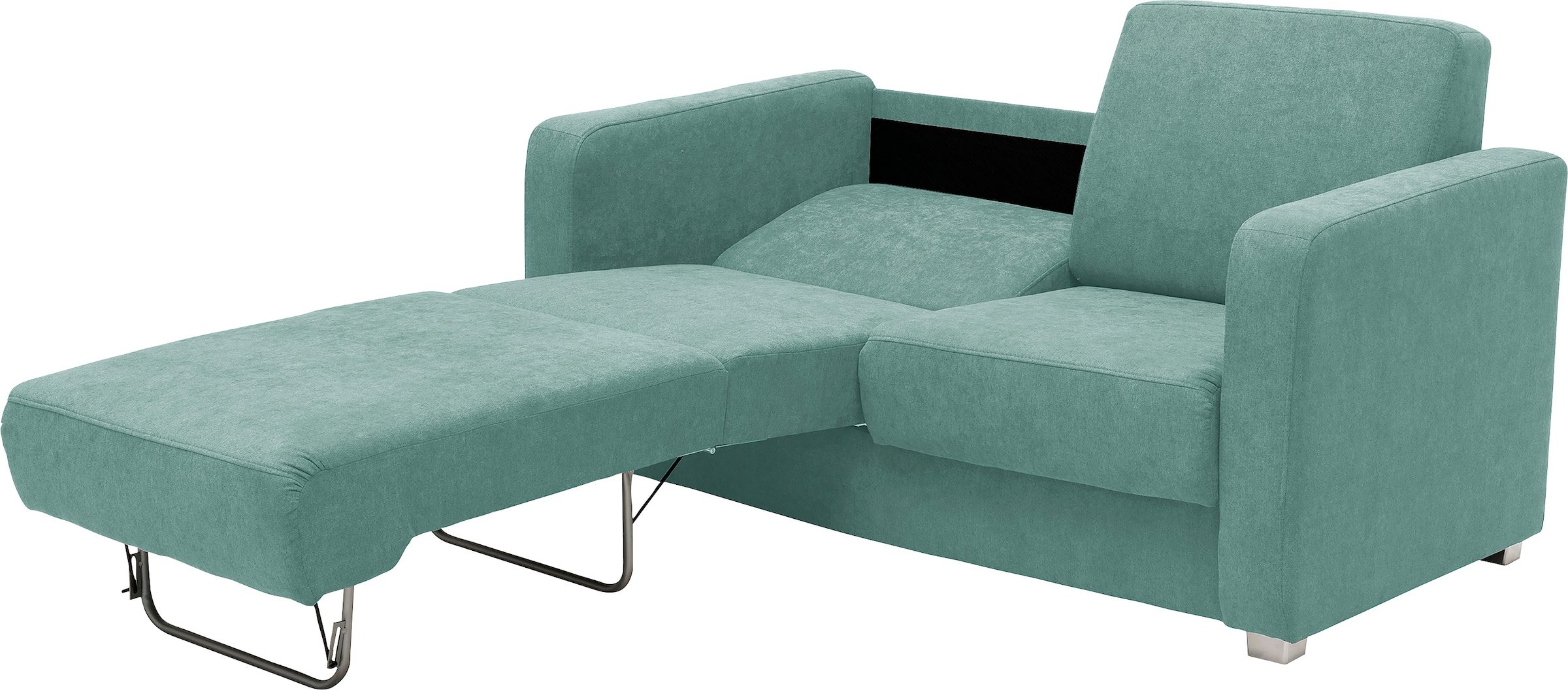 Home affaire Schlafsofa »Mia Problemlöser Sofa, Einzelauszug, Bettsofa, zeitlos und bequem« mit 2 Einzelauszügen als Längsschläfer