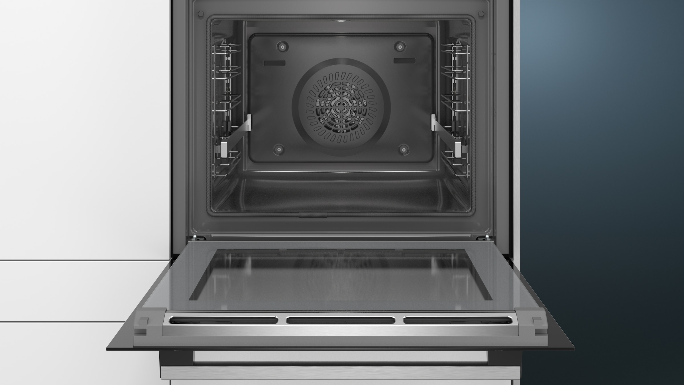 SIEMENS Pyrolyse Backofen iQ500 »HR578G5S6«, mit 1-fach-Teleskopauszug, Pyrolyse-Selbstreinigung