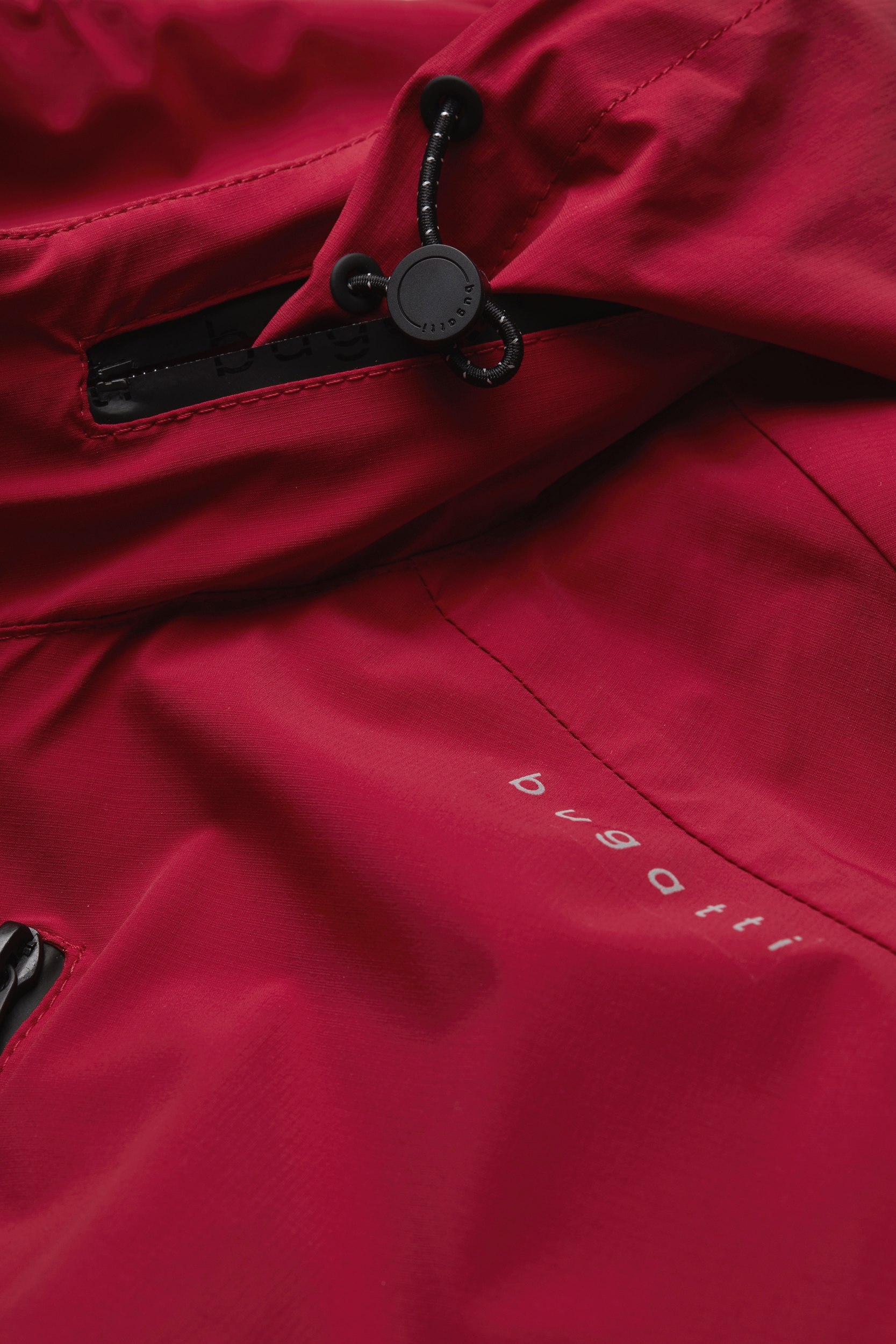 bugatti Langjacke, mit Kapuze, mit wasserabweisender Funktion