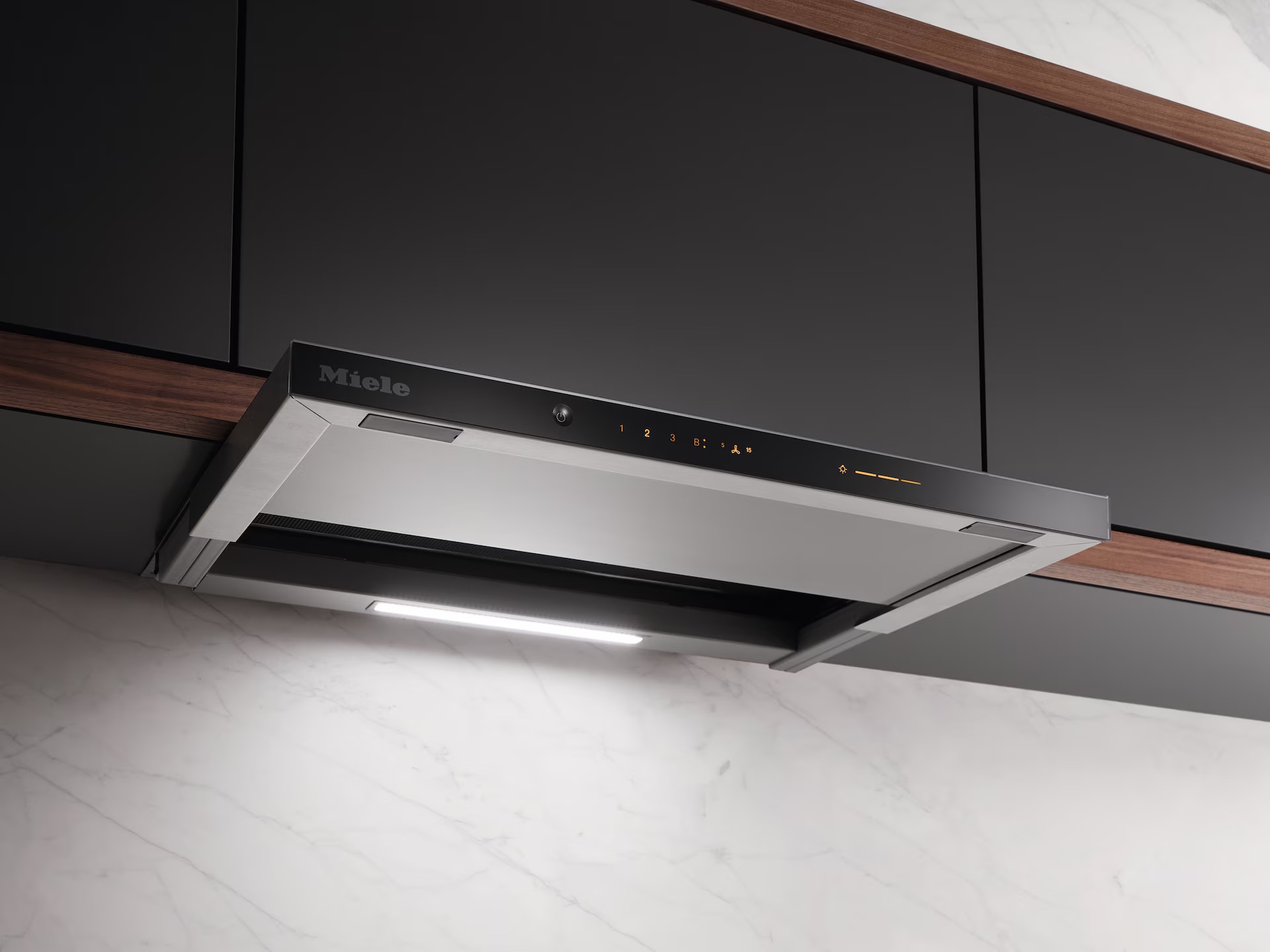 Miele Flachschirmhaube »DAS 4631 Obsidianschwarz, 125 Edition«