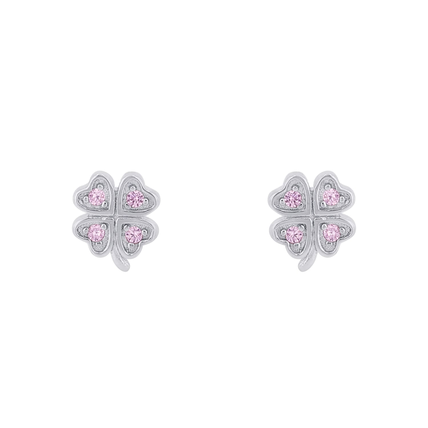 Prinzessin Lillifee Paar Ohrstecker »Kleeblatt, 2037942«, mit Zirkonia (synth.)