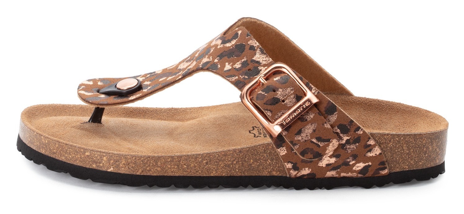 Tamaris Zehentrenner »CORRA«  Sommerschuh, Schlupfschuh mit angenehmen Zehensteg