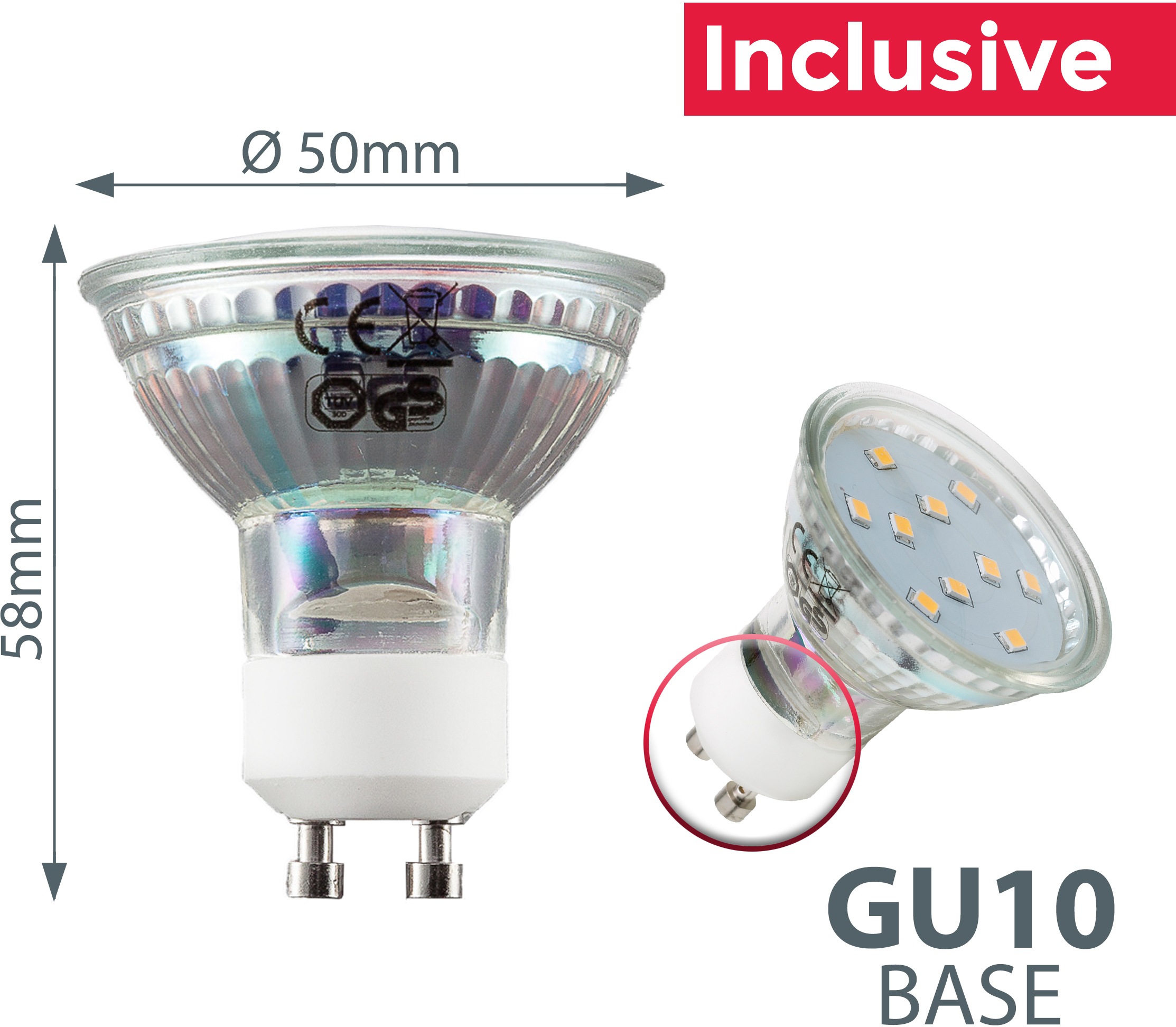 B.K.Licht LED Deckenleuchte, 3 flammig-flammig, LED Design Deckenlampe Spot-Strahler GU10 modern chrom inkl. 3W 250lm