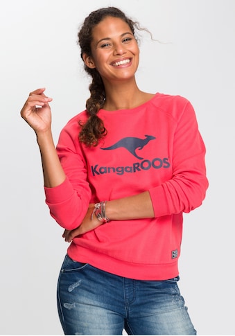 KangaROOS Sweater, mit großem Label-Print vorne kaufen