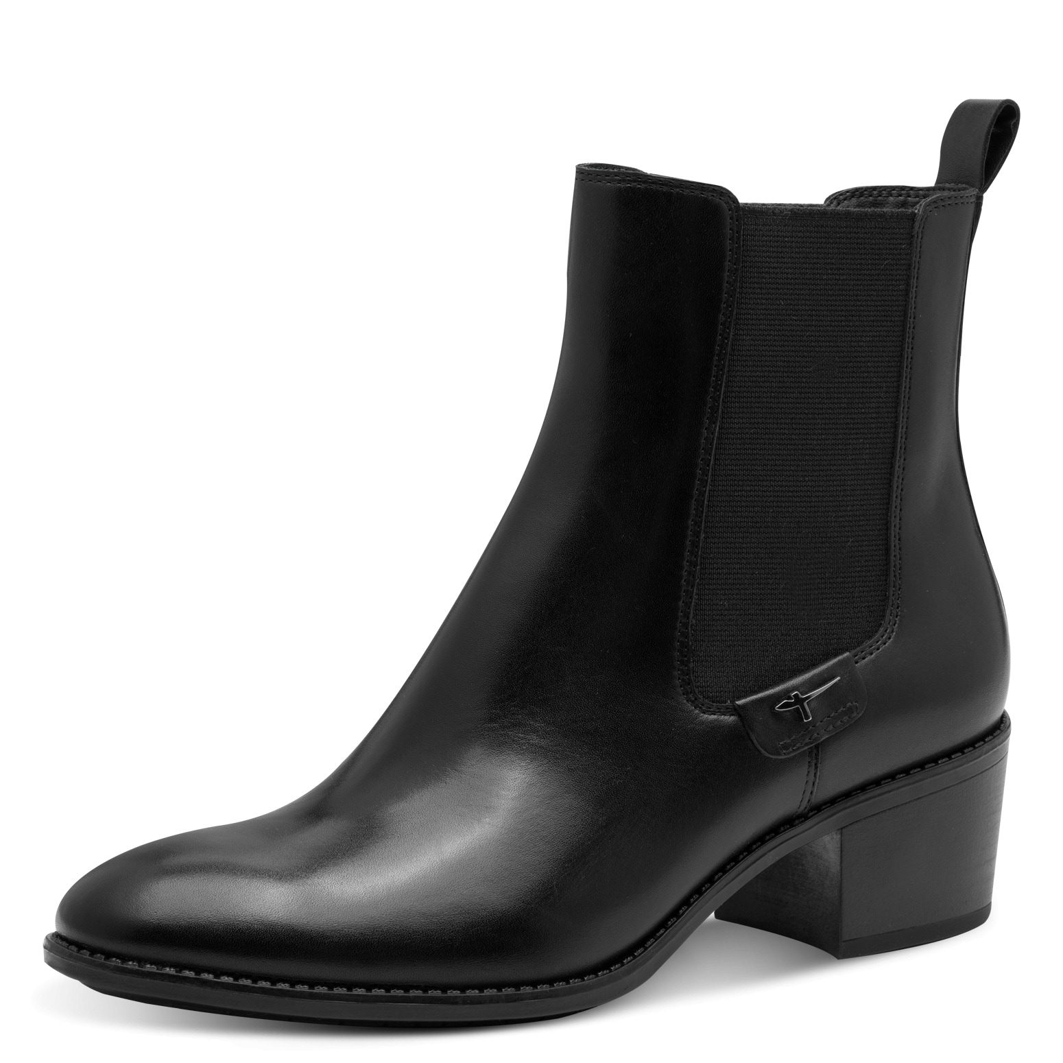 Tamaris Damen Chelseaboots in schwarz, Größe 36