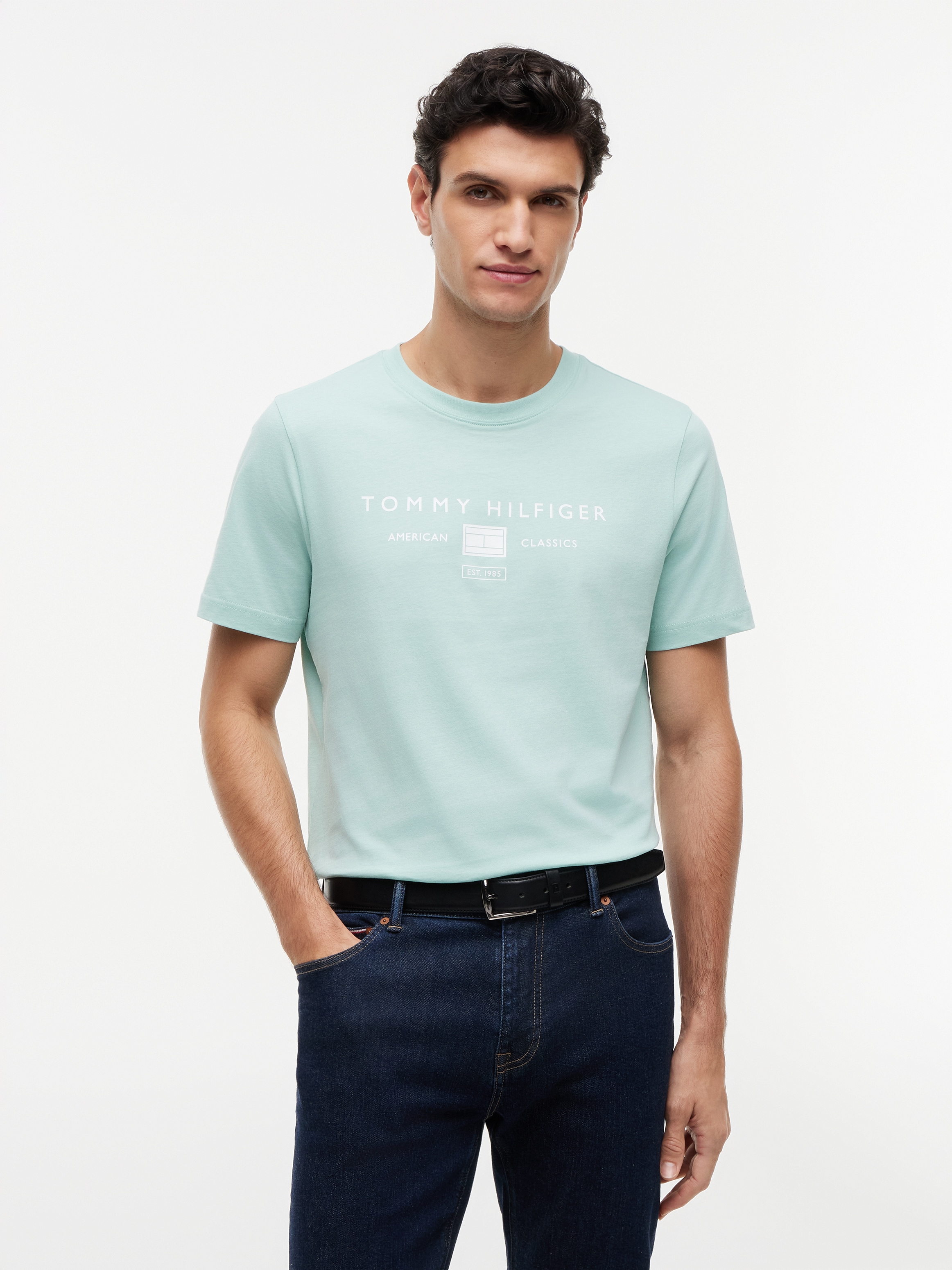 Tommy Hilfiger T-Shirt »BRAND LOVE MONO STACK« aus Jersey mit Logo