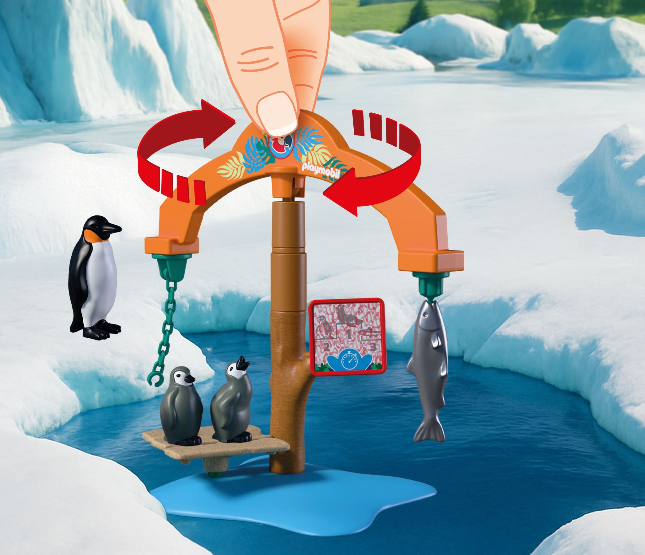 Playmobil® Konstruktions-Spielset »Zoo: Eis-Expedition (72073), Animals & Friends«