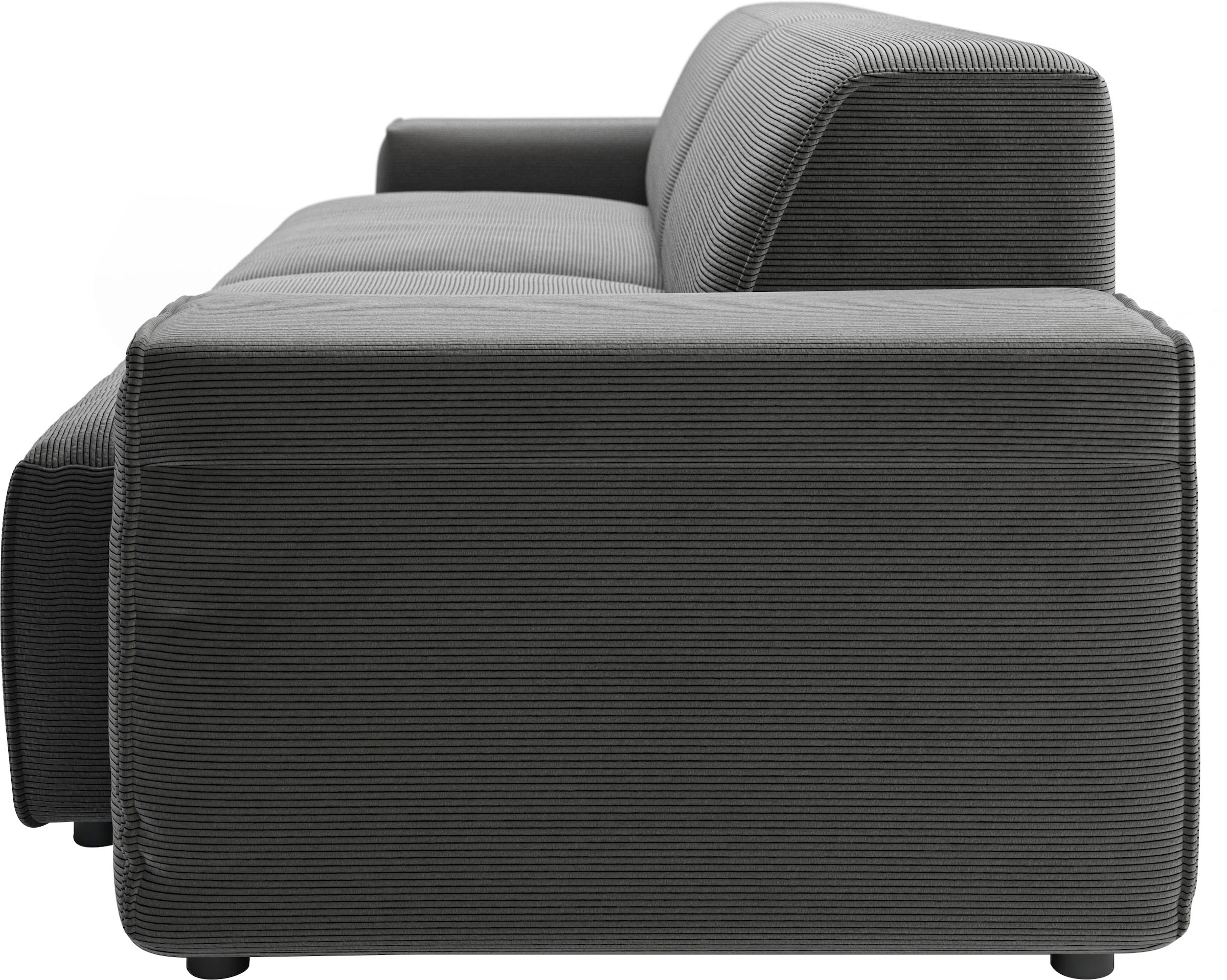 Home affaire Big-Sofa »Glimminge   auch in Breitcord, Feincord + Easy care-Bezug,« besondere Kedernähte Zierkissen