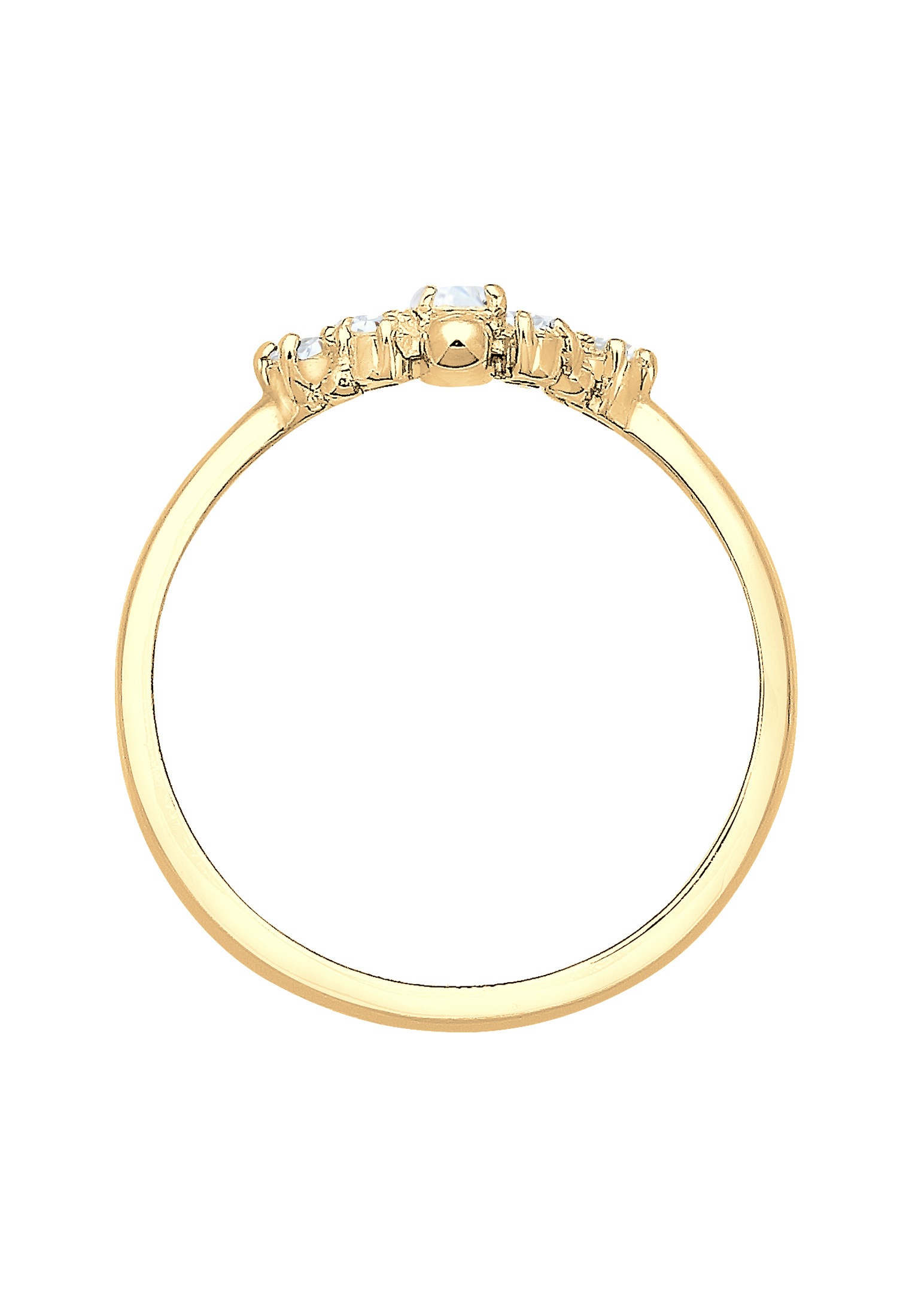 Elli Verlobungsring »Ring Verlobungsring Zirkonia Weiß 925 Sterling Silber«