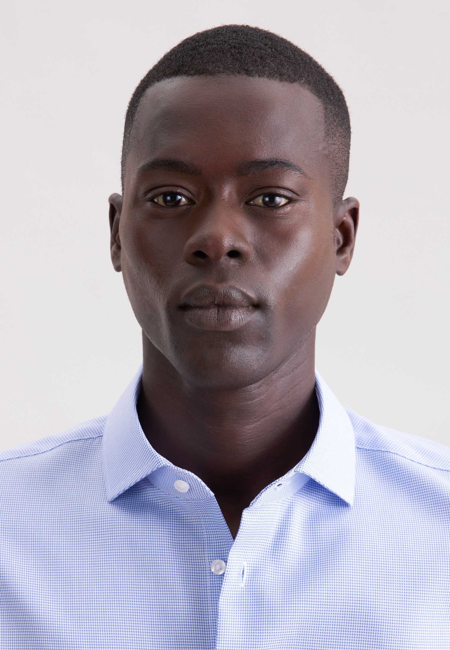 seidensticker Businesshemd »Schwarze Rose« Shaped 1/1 Kentkragen Struktur