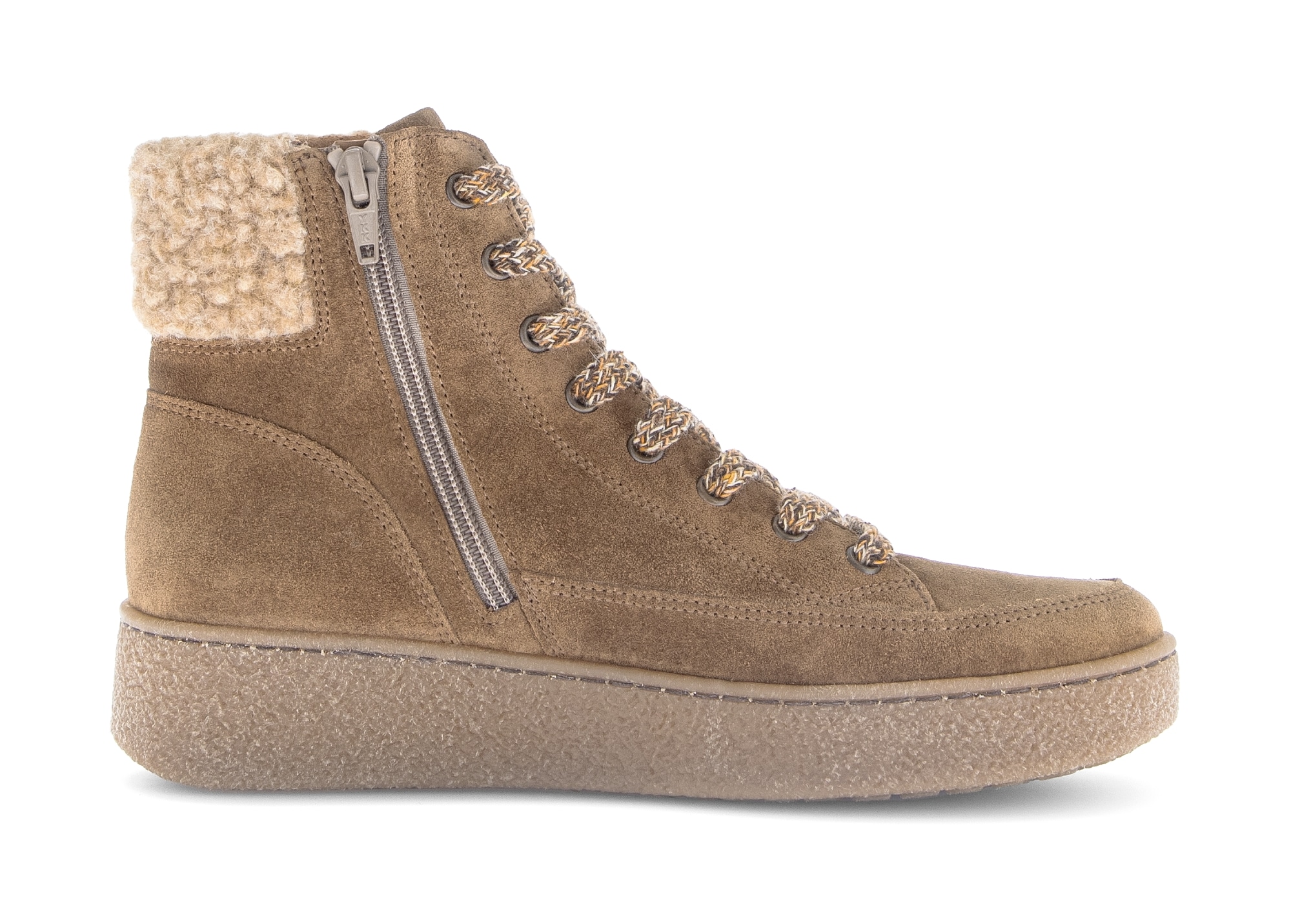 Gabor Schnürboots »DAVOS«  , Plateau, Schnürstiefelette in Komfortweite H (= sehr weit)